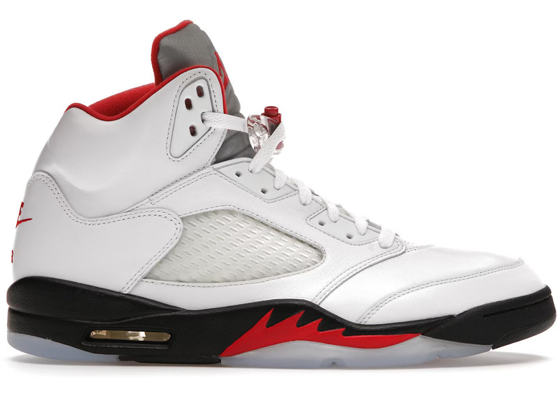 Jordan 5 Retro Fire Red Silver Tongue (2020) (Preowned)