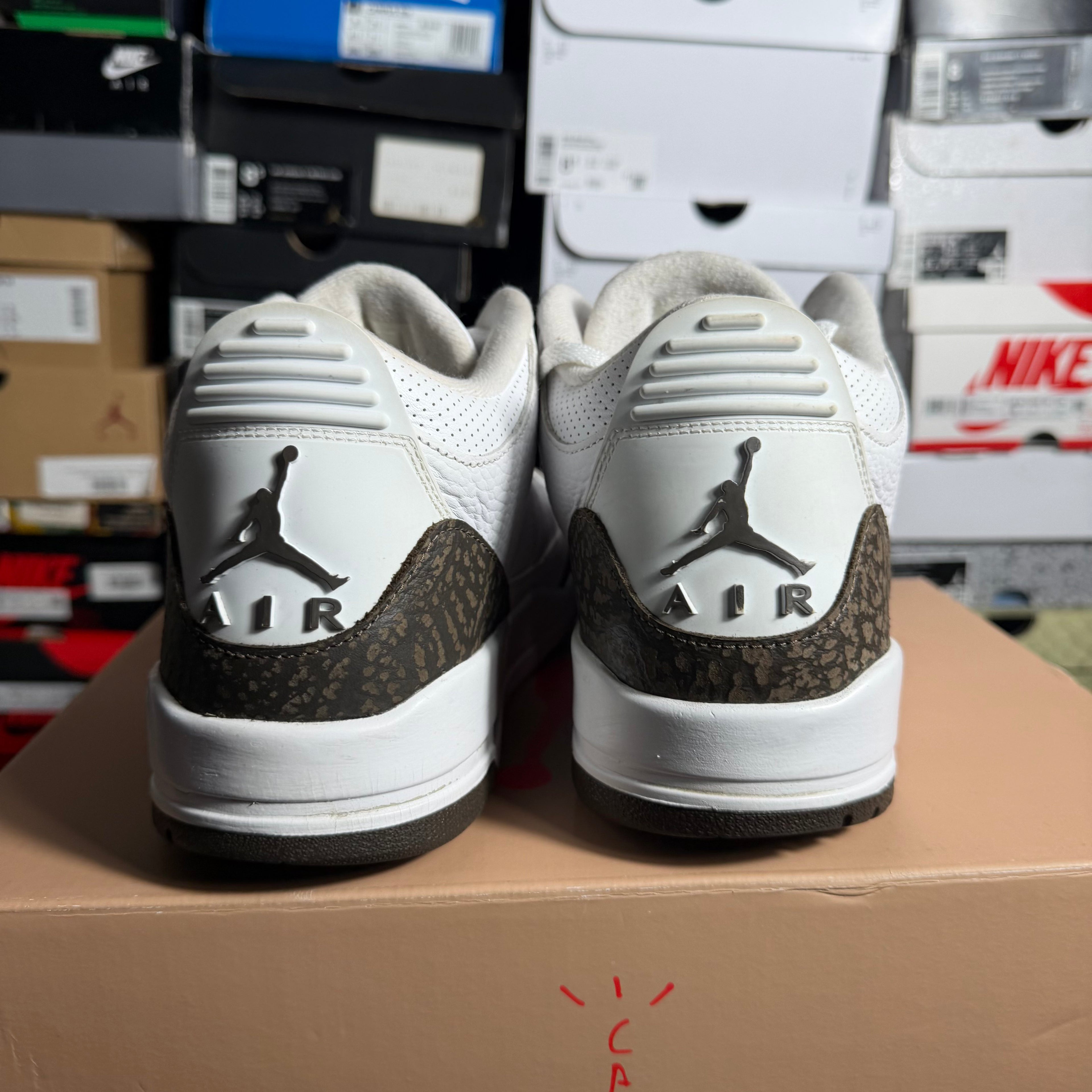 Jordan 3 Mocha - Size 10 Mens - Preowned No Box