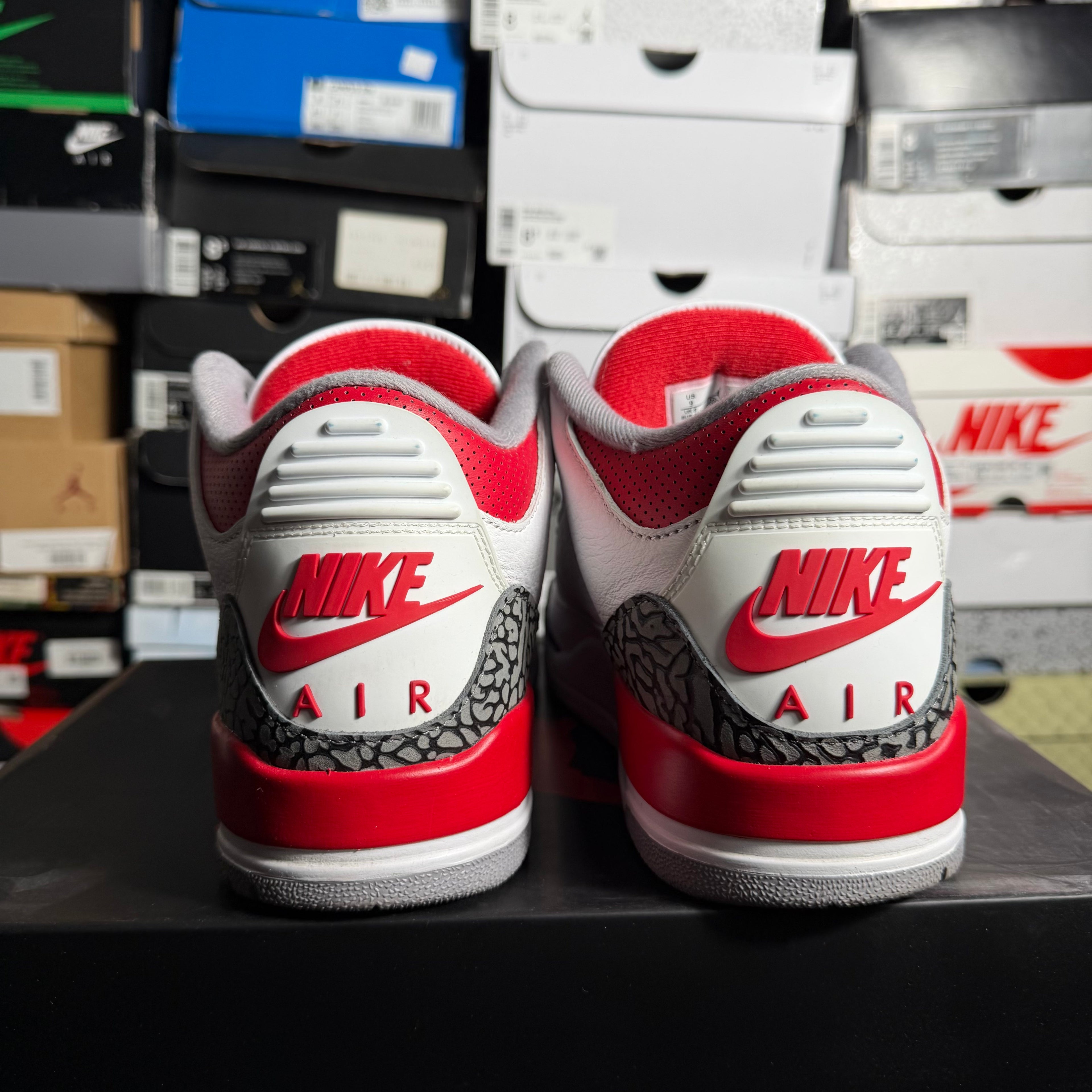 Jordan 3 Fire red - Size 9 Mens - Preowned OG All