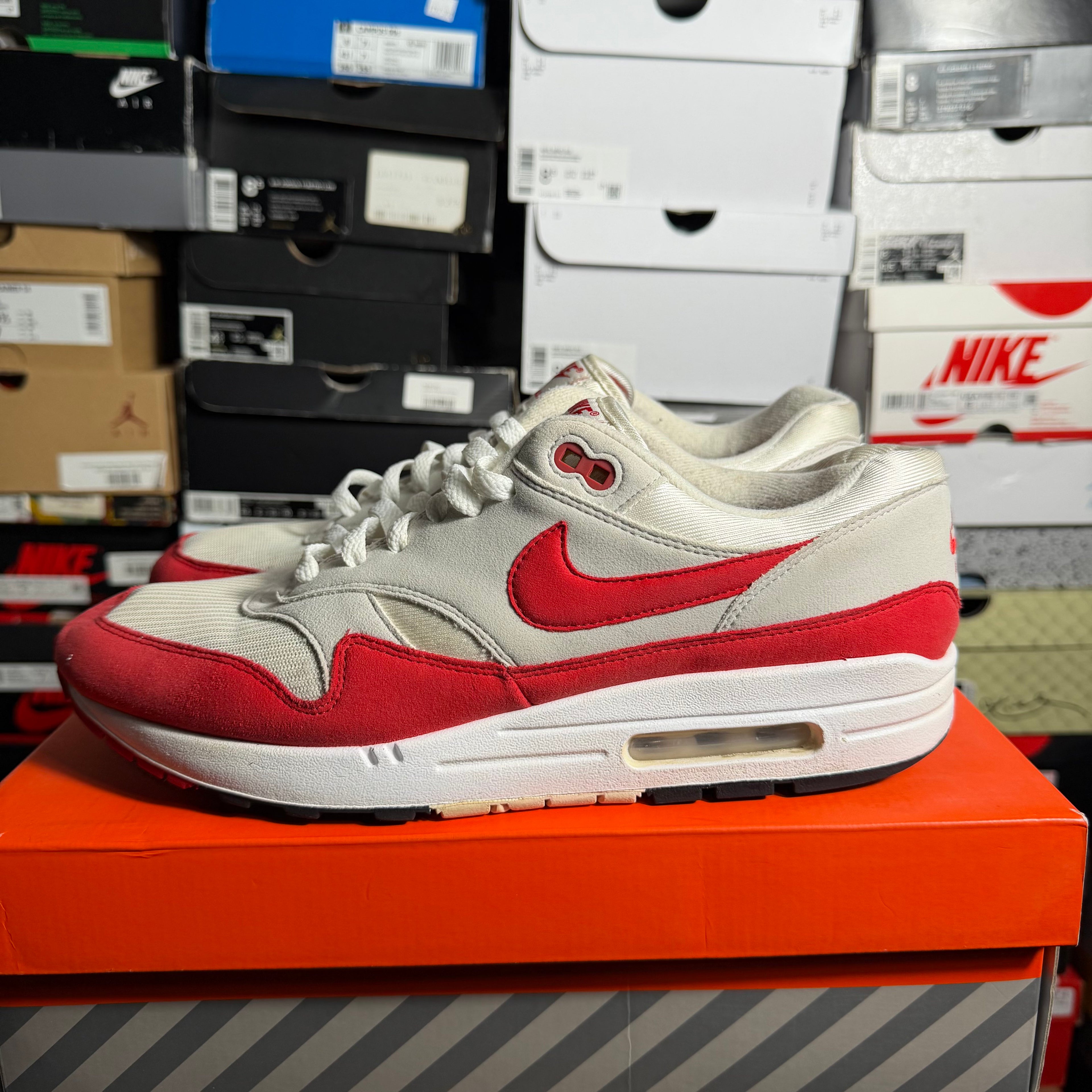 Nike Air Max 1 Anniversary Red - Size 11.5 Mens - Preowned OG All