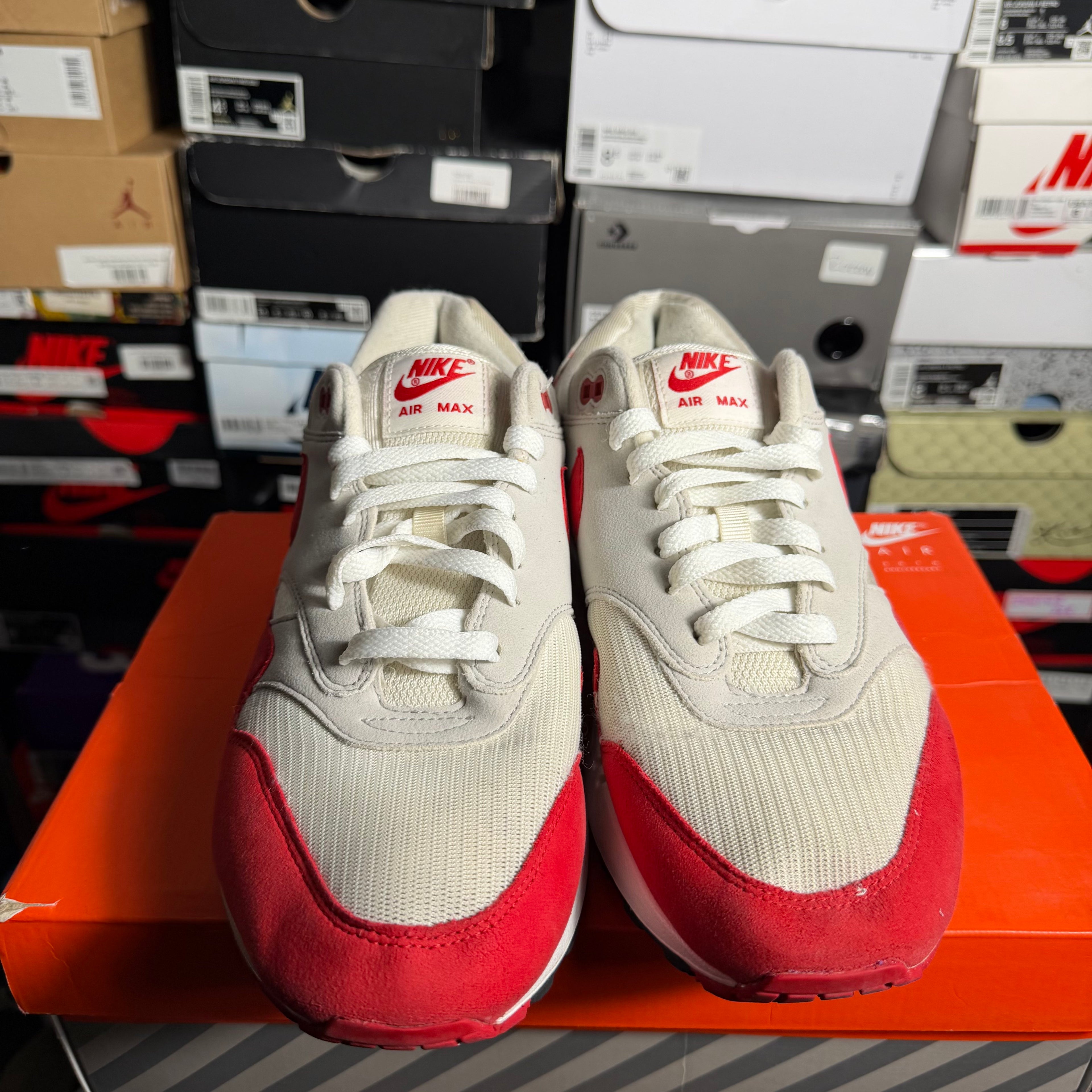 Nike Air Max 1 Anniversary Red - Size 11.5 Mens - Preowned OG All