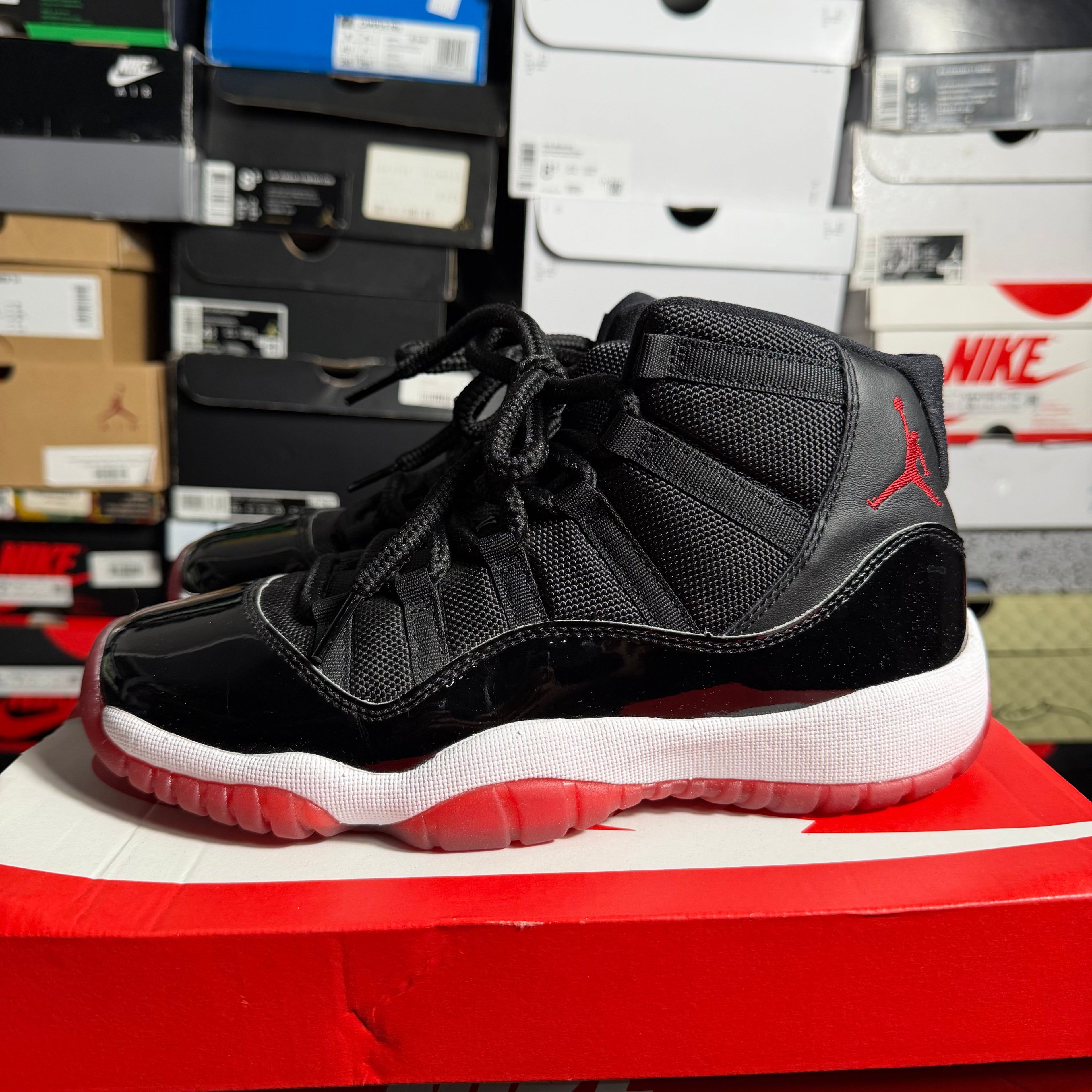 Jordan 11 Bred GS - Size 6Y - Preowned Replacement Box