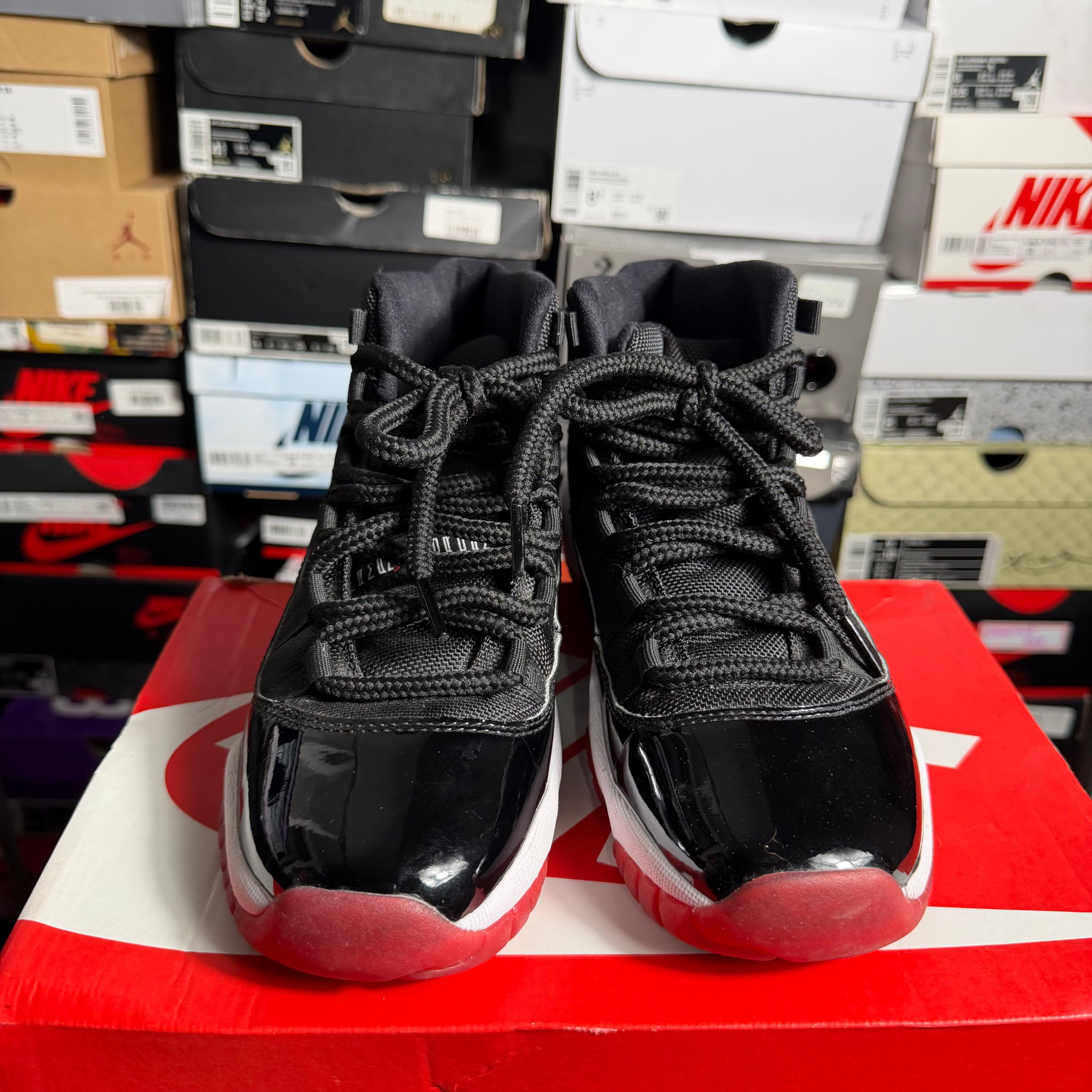 Jordan 11 Bred GS - Size 6Y - Preowned Replacement Box