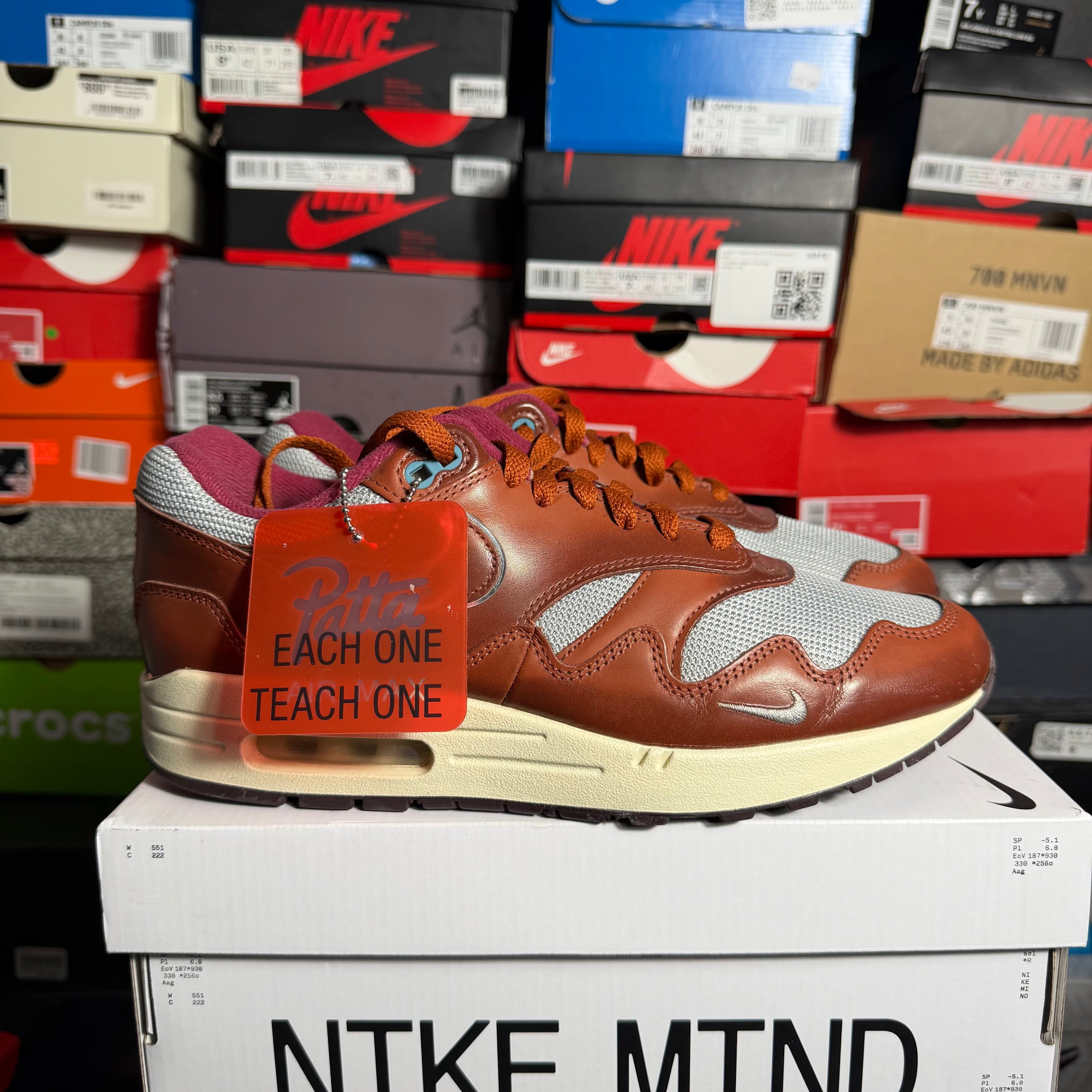 Nike Air Max 1 Patta The Next Wave Dark Russett (Preowned)