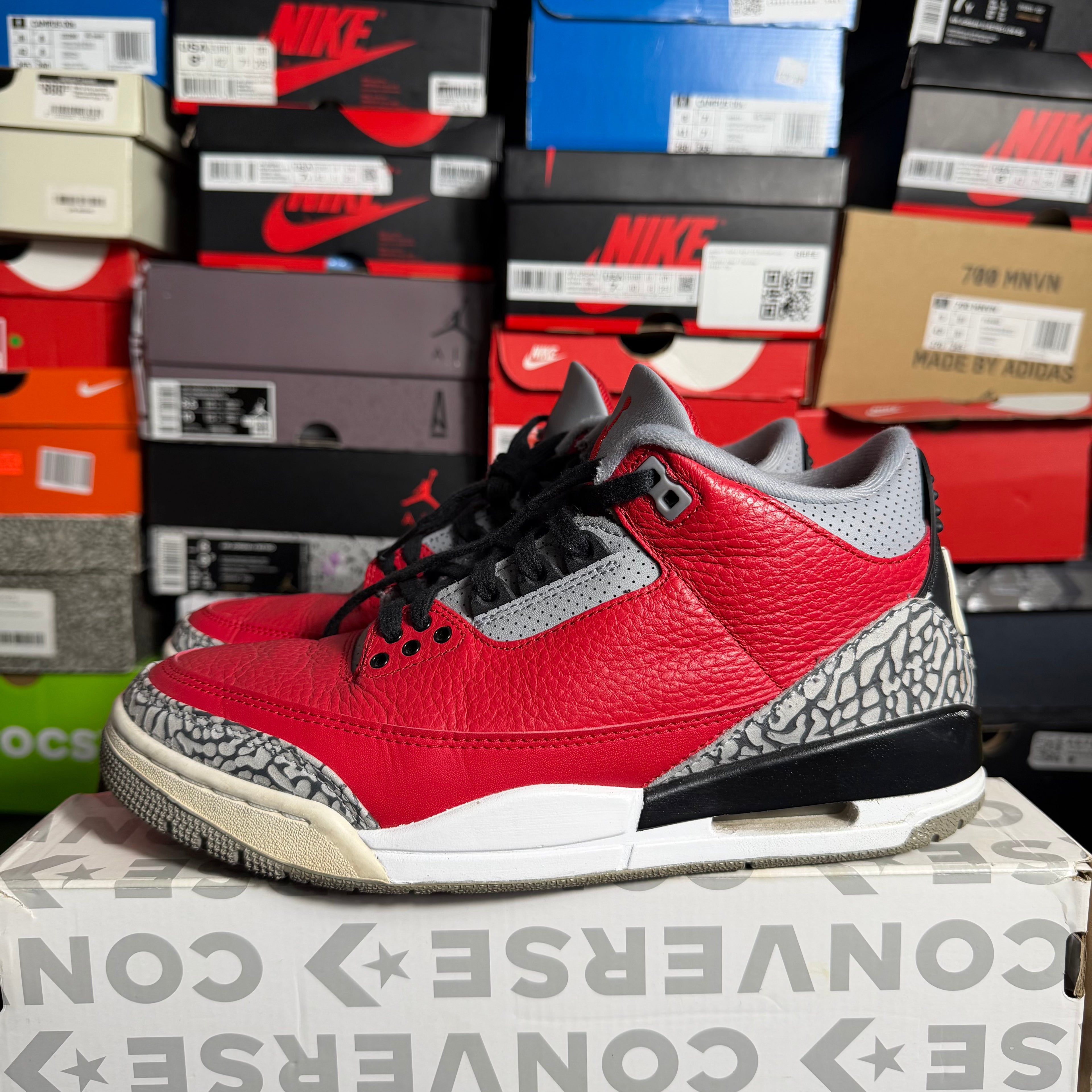 Jordan 3 Retro SE Unite Fire Red Cement (Preowned)