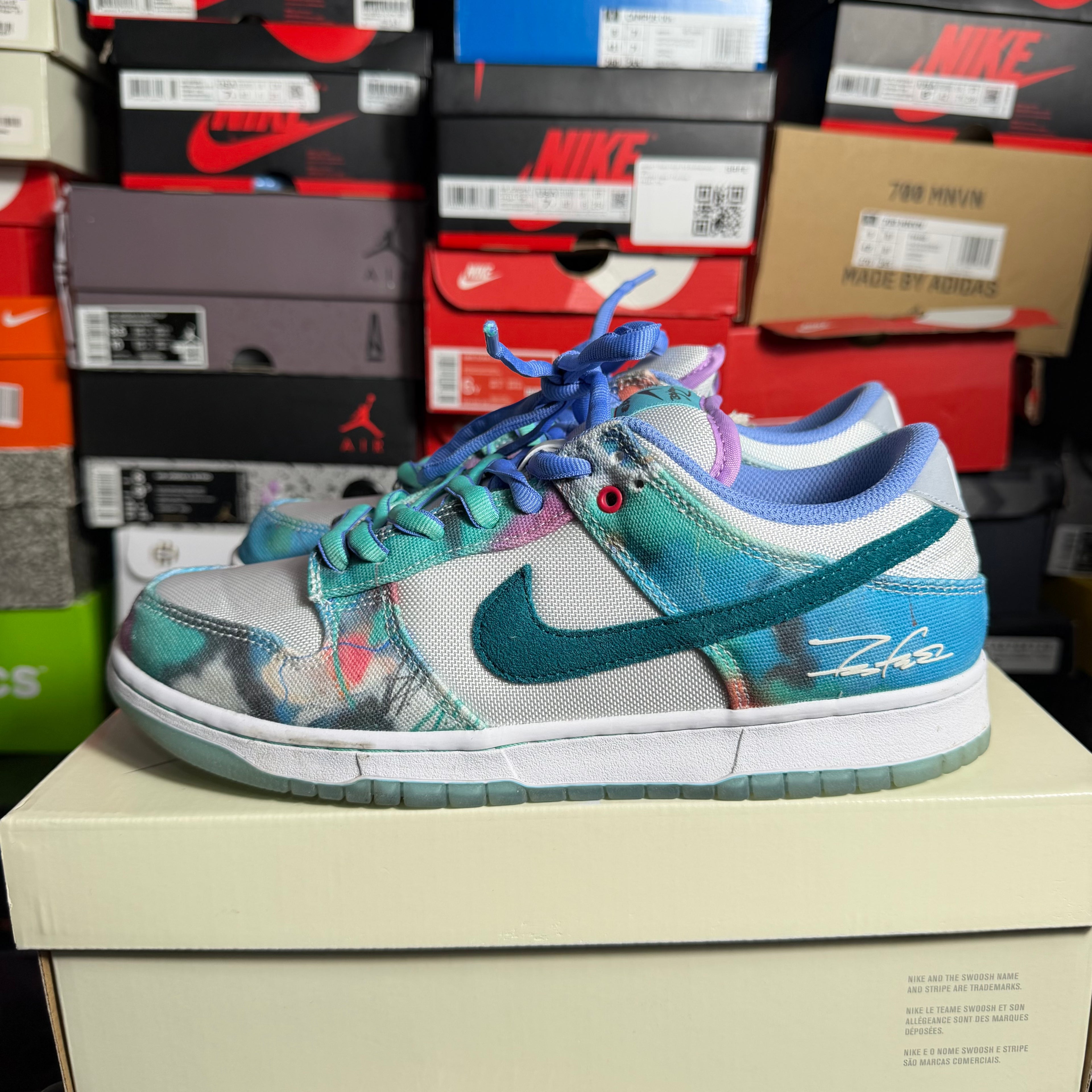 Nike SB Dunk Low Futura Laboratories Bleached Aqua (Preowned)