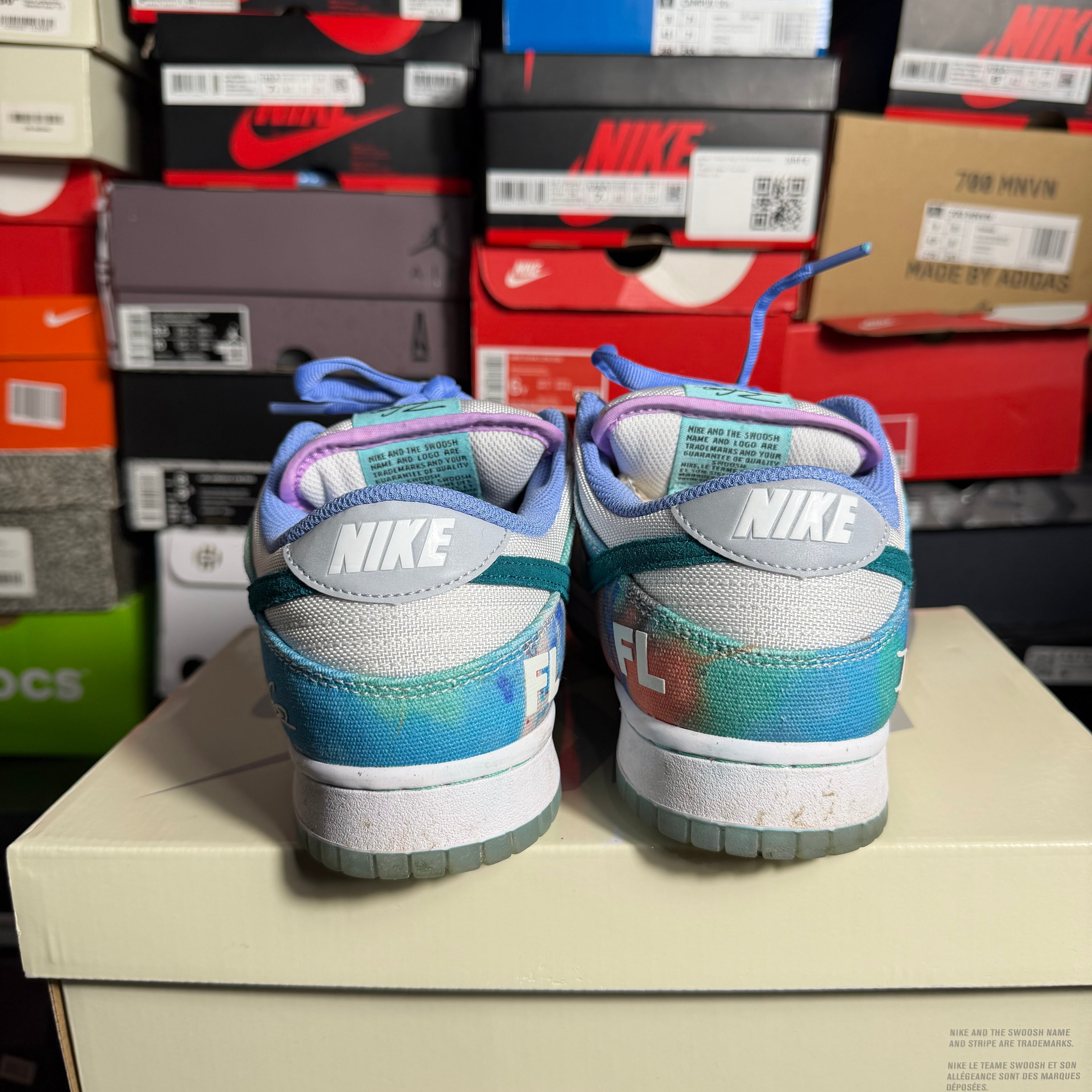 Nike SB Dunk Low Futura Laboratories Bleached Aqua (Preowned)