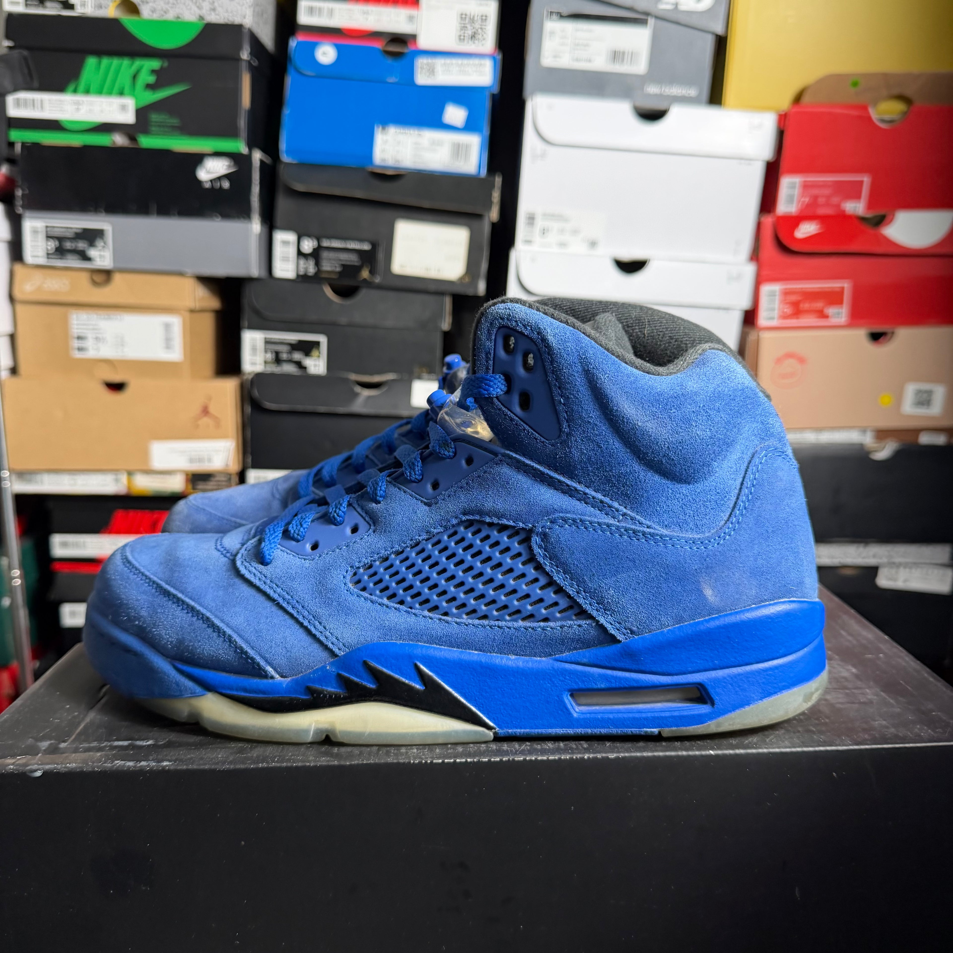 Jordan 5 Retro Blue Suede (Preowned)
