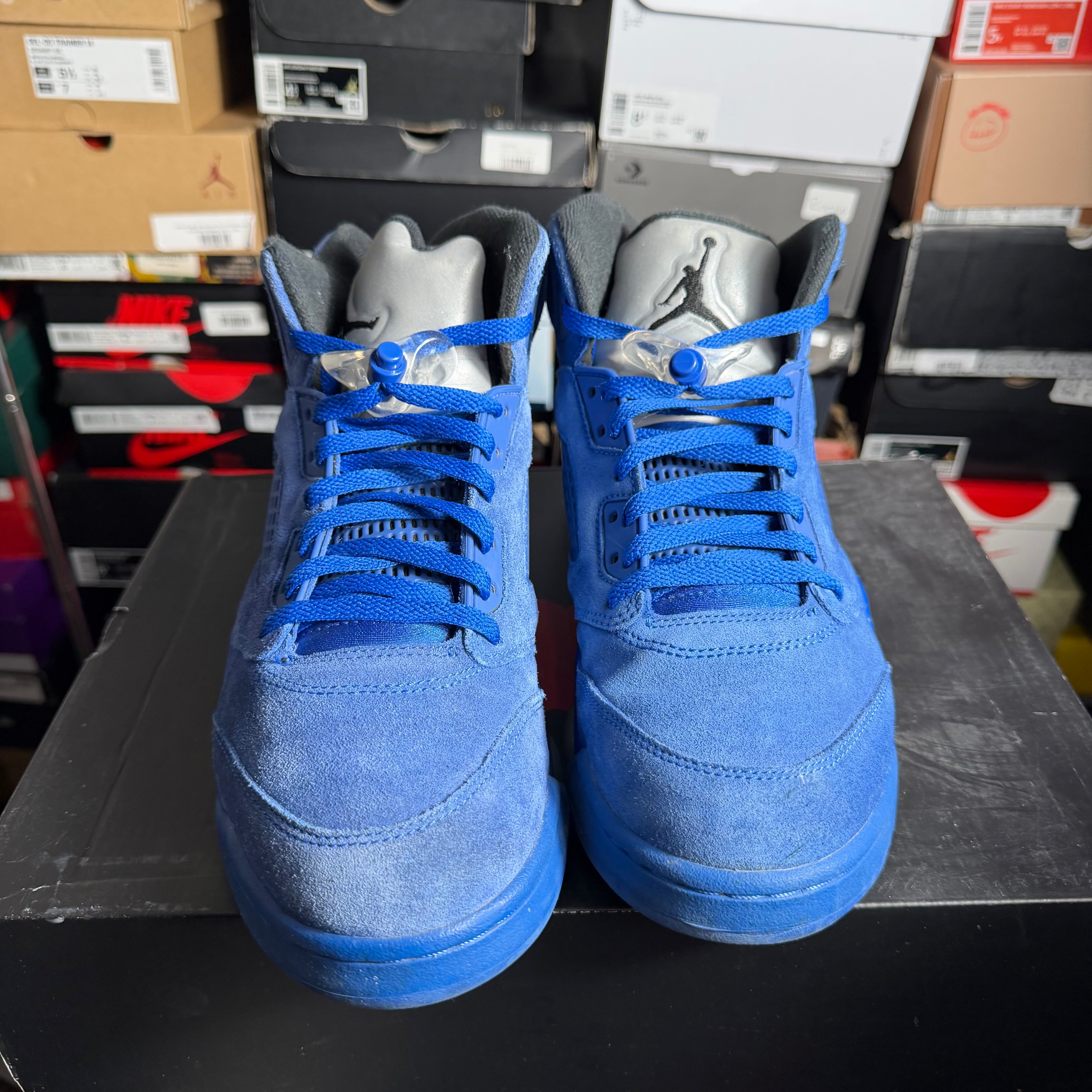 Jordan 5 Retro Blue Suede (Preowned)