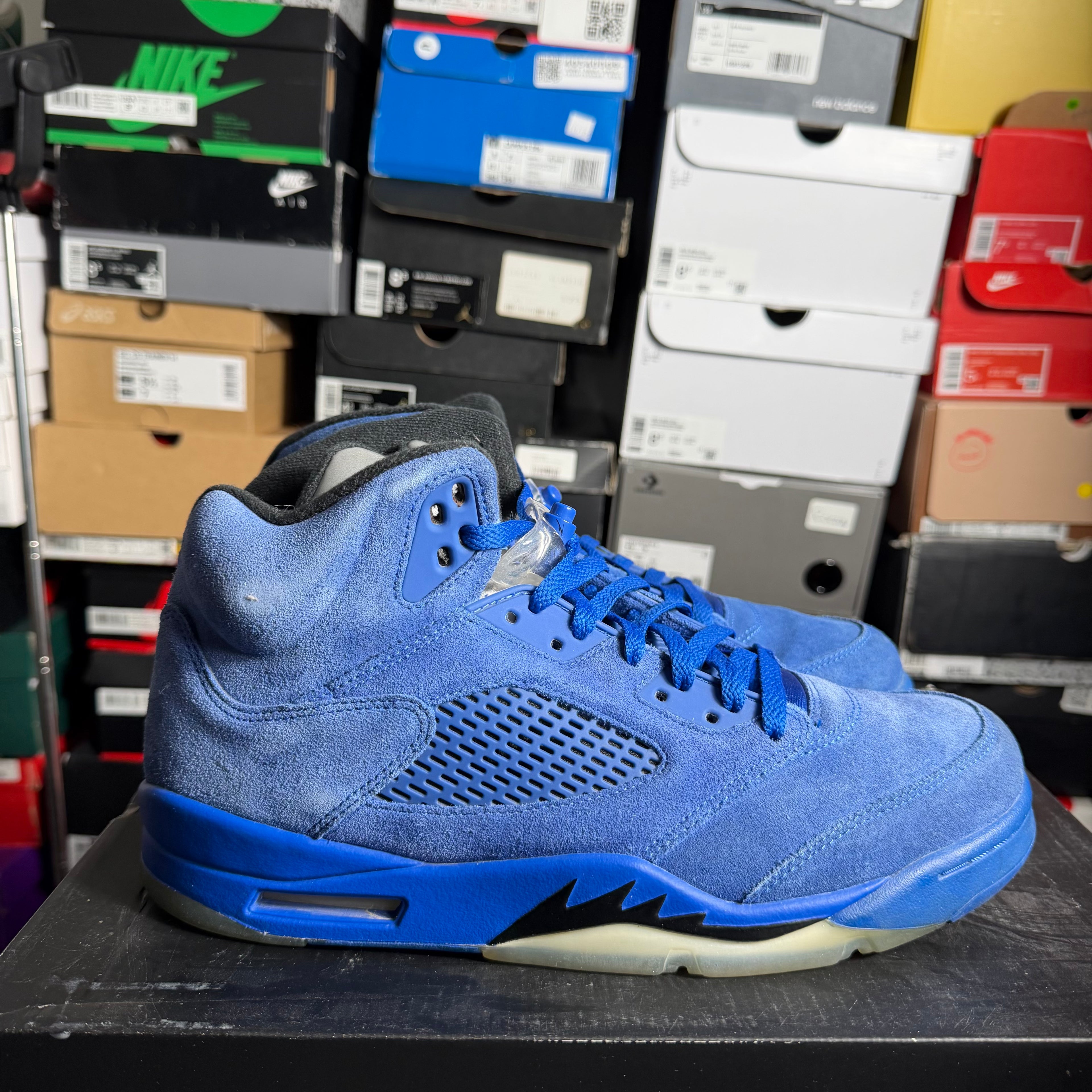 Jordan 5 Retro Blue Suede (Preowned)