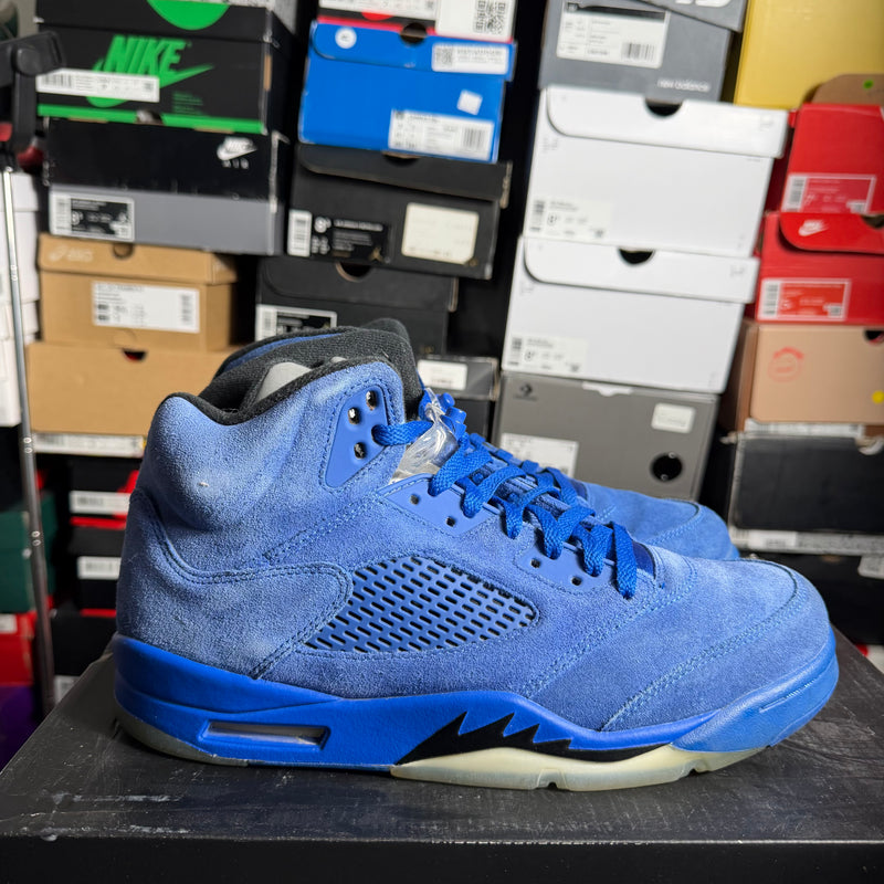 Jordan 5 Retro Blue Suede (Preowned)