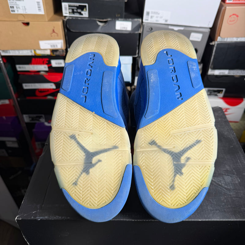 Jordan 5 Retro Blue Suede (Preowned)