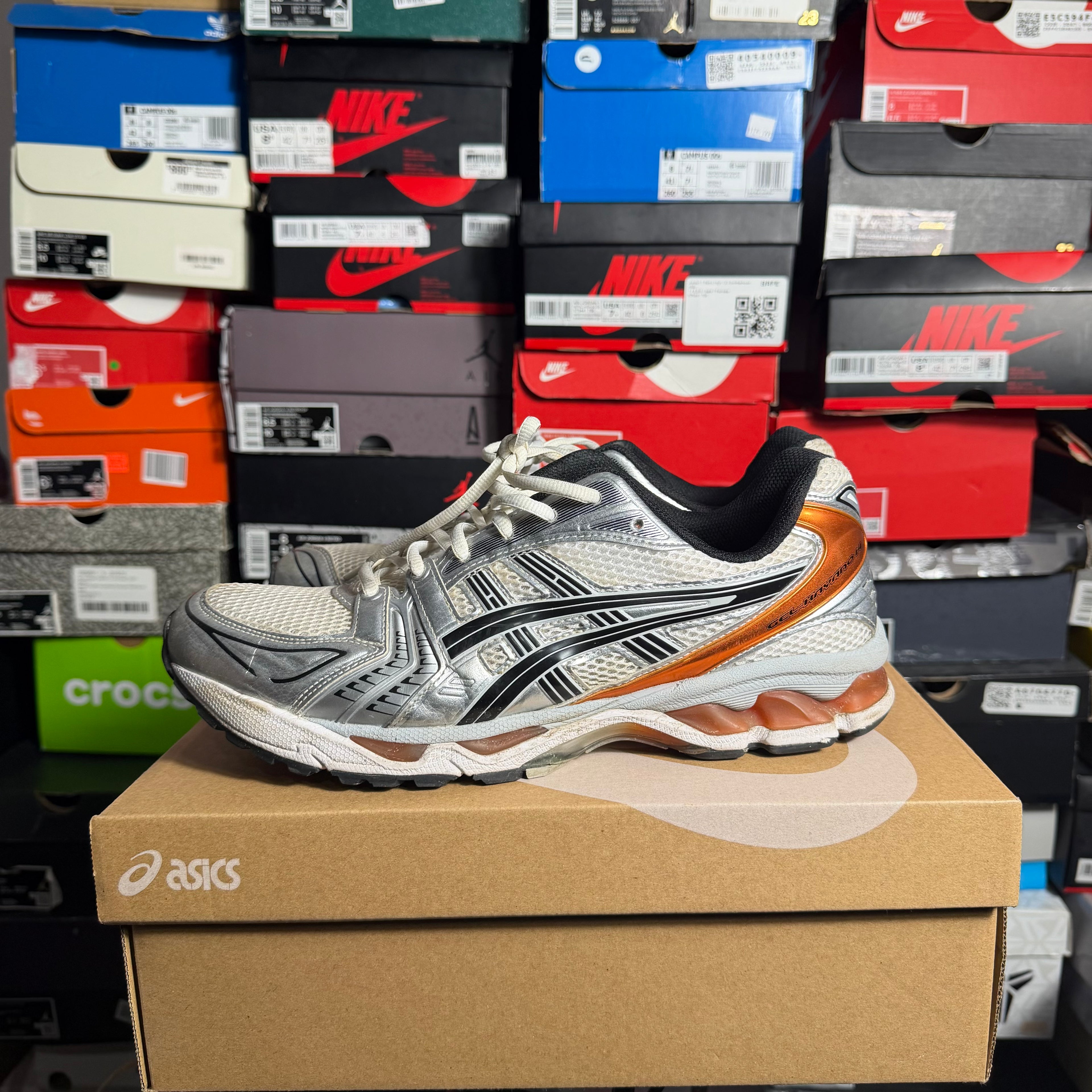 ASICS Gel-Kayano 14 White Piquant Orange (Preowned)