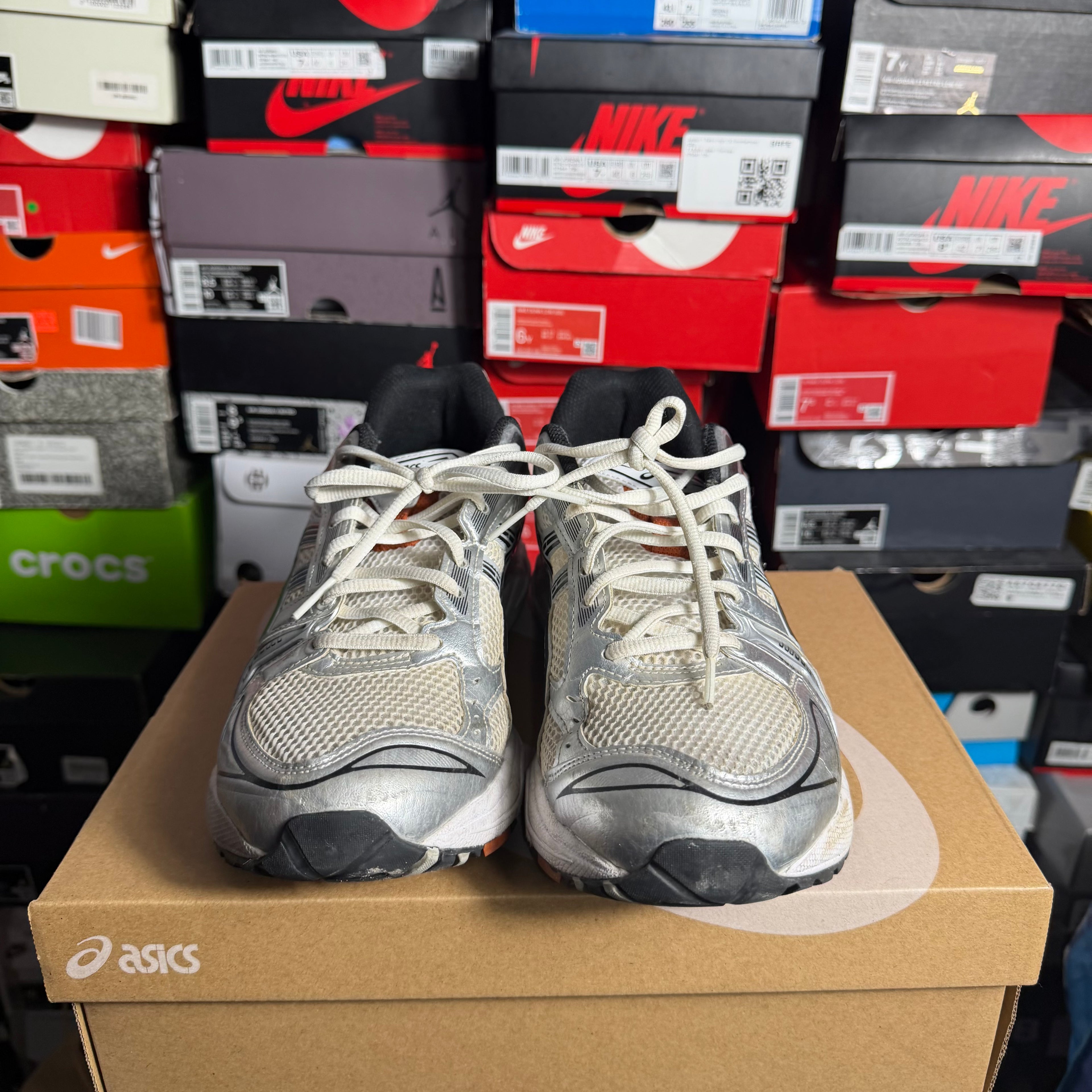 ASICS Gel-Kayano 14 White Piquant Orange (Preowned)