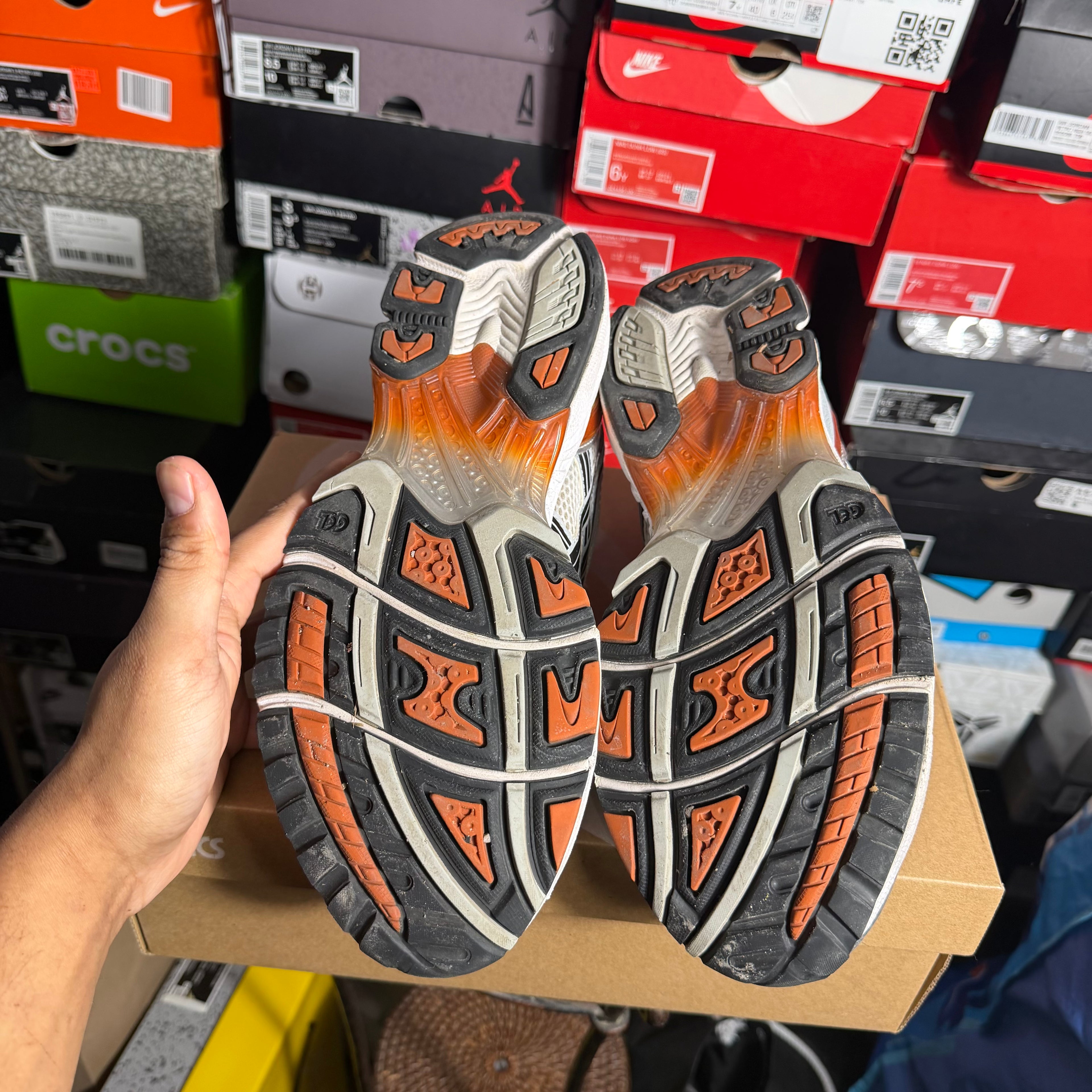 ASICS Gel-Kayano 14 White Piquant Orange (Preowned)