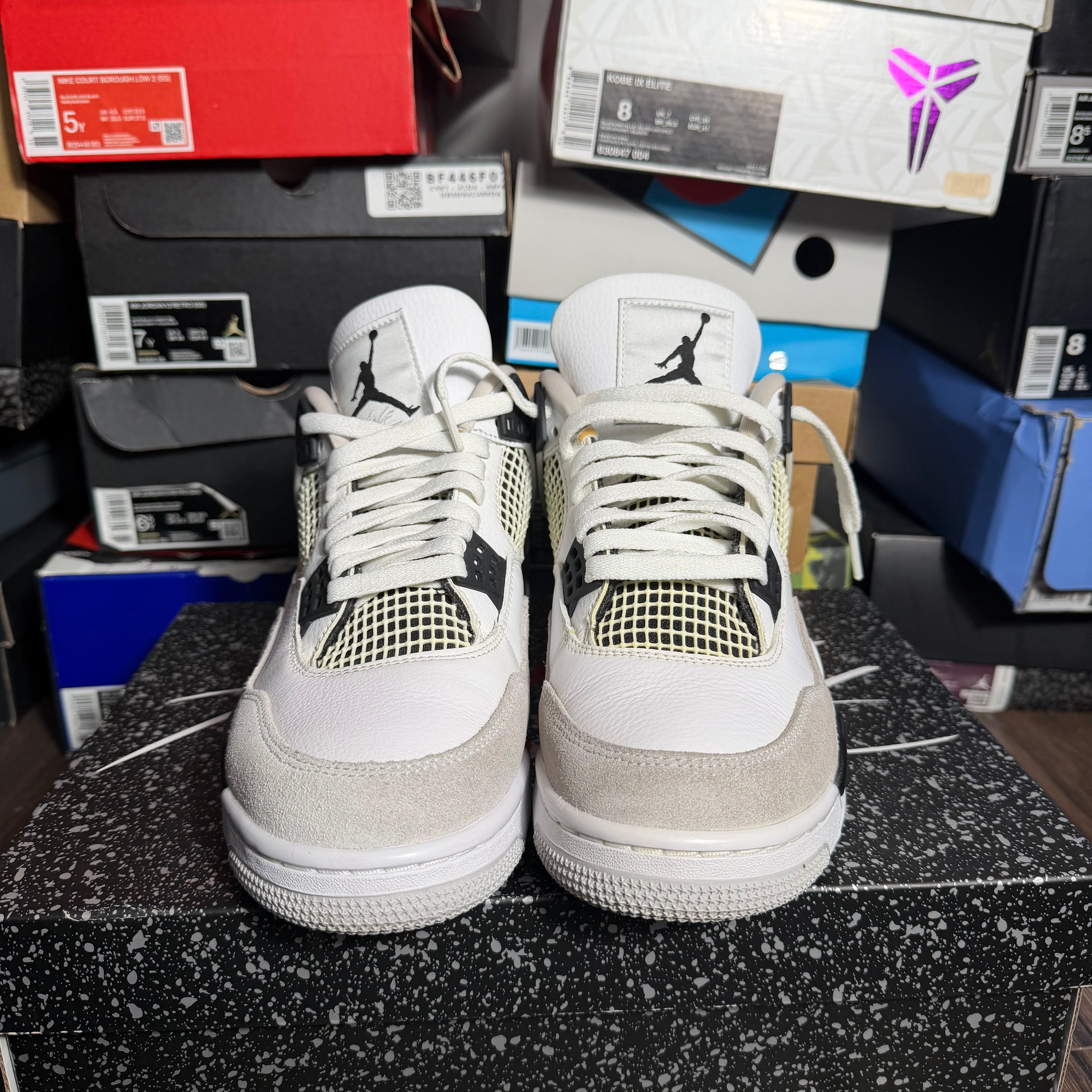 Jordan 4 Retro Military Black (Preowned) (Sz 9.5)