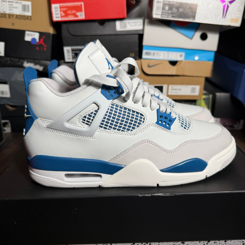 Jordan 4 Retro Military Blue (2024) (Preowned) (Sz 9.5)