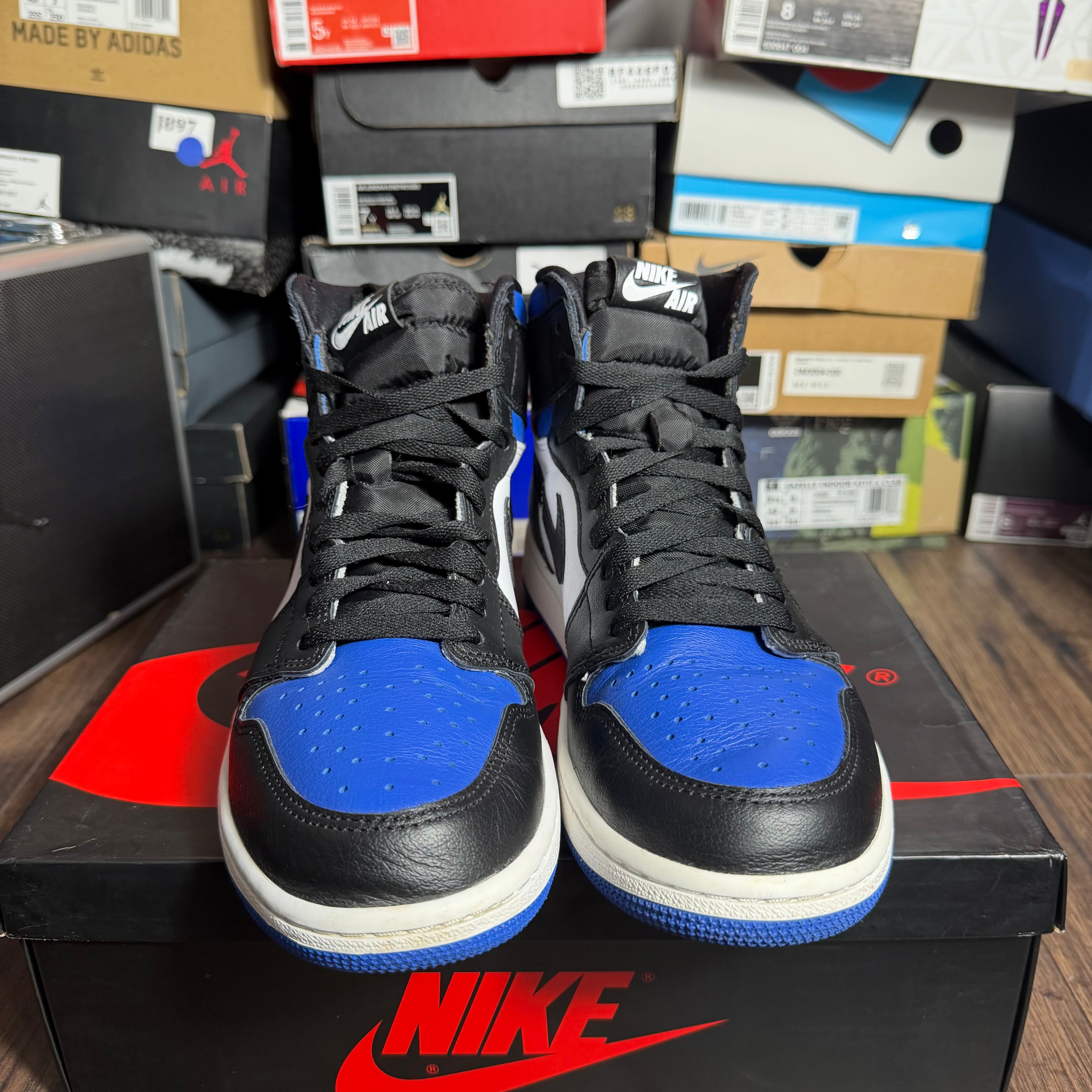 Jordan 1 Retro High Royal Toe (Preowned) (Sz 9)