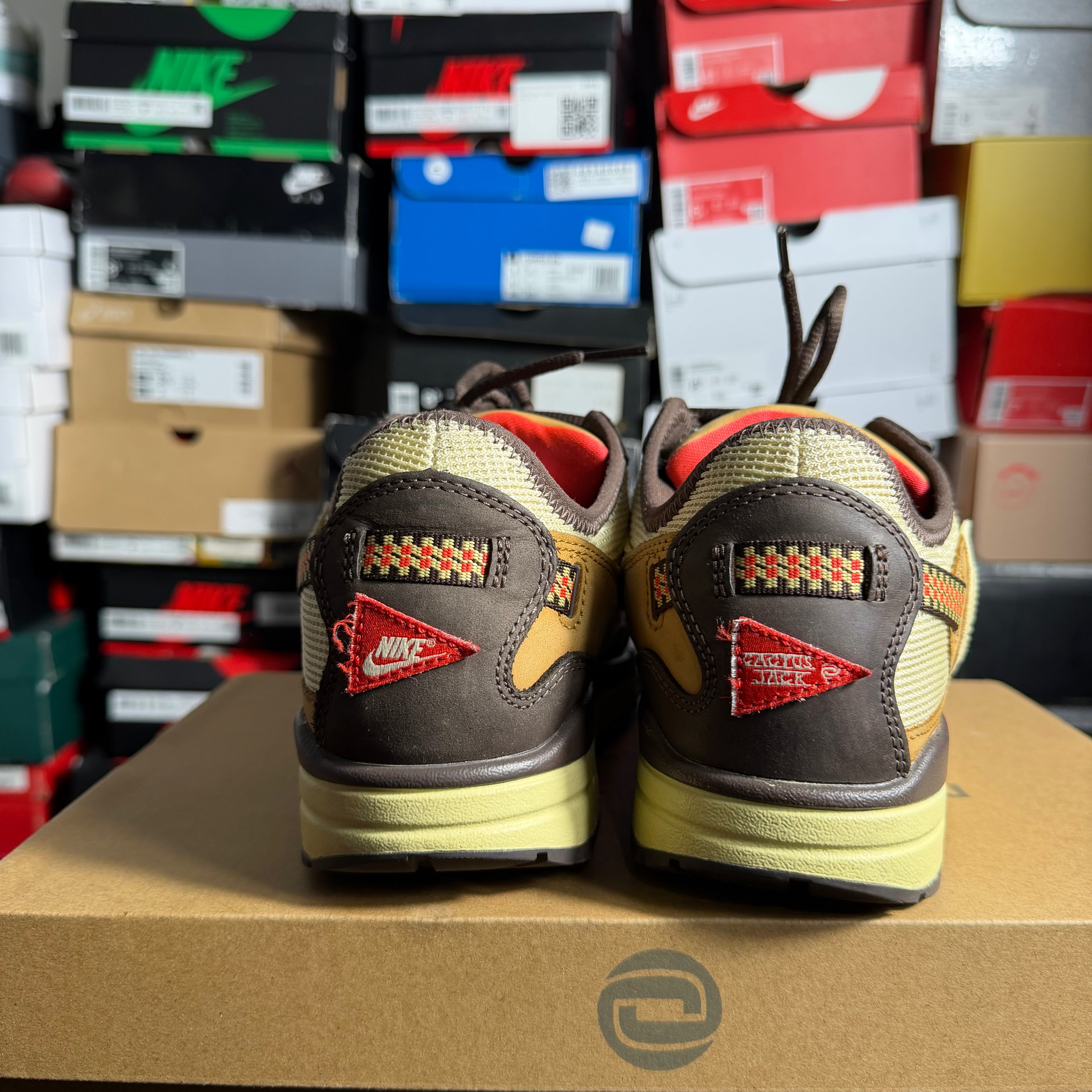 Nike Air Max 1 Travis Scott Cactus Jack Baroque Brown (Preowned)