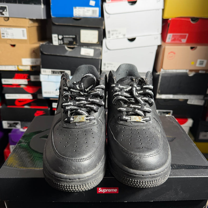 Nike Air Force 1 Low Supreme Black (Preowned)