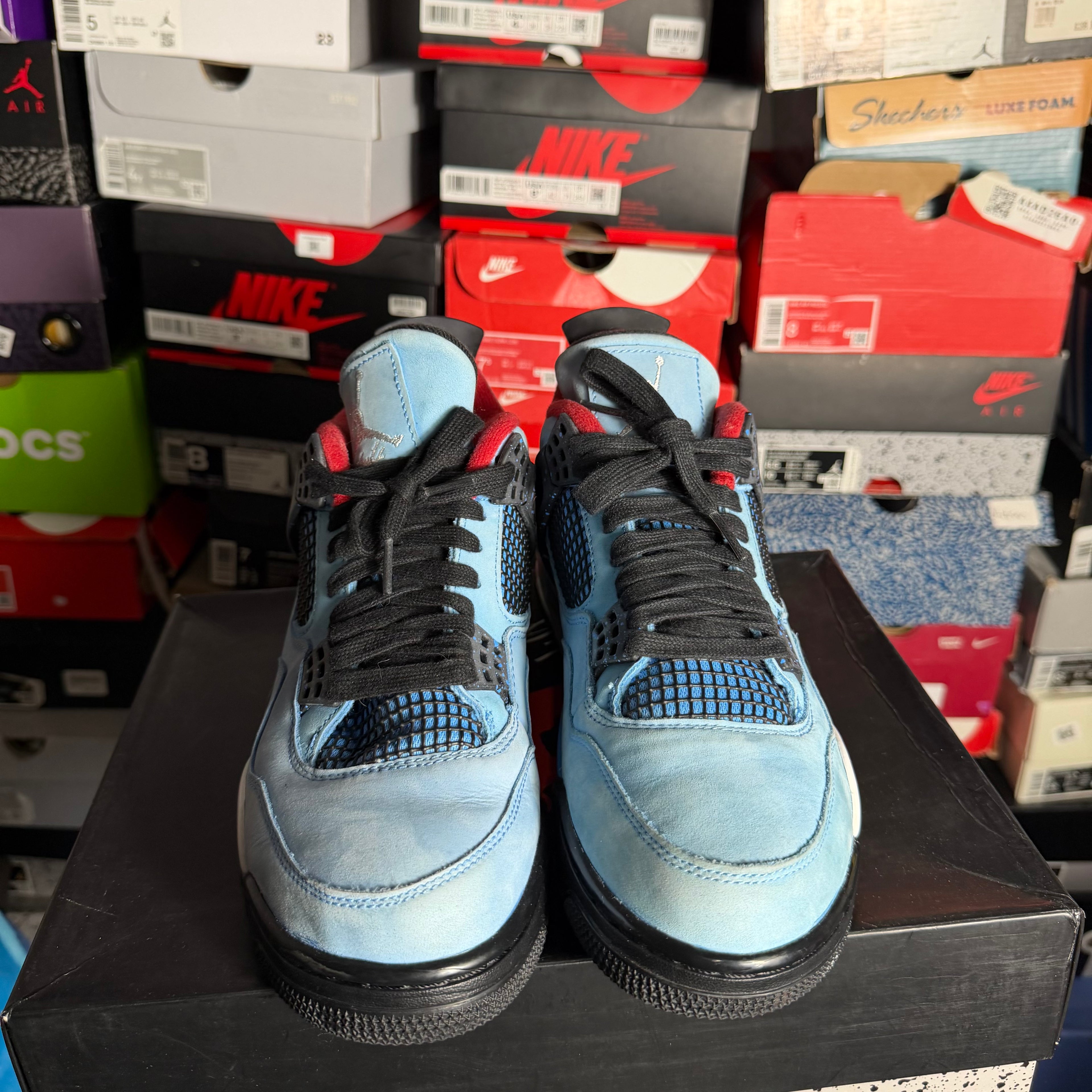 Jordan 4 Retro Travis Scott Cactus Jack (Preowned) (Sz 9.5)