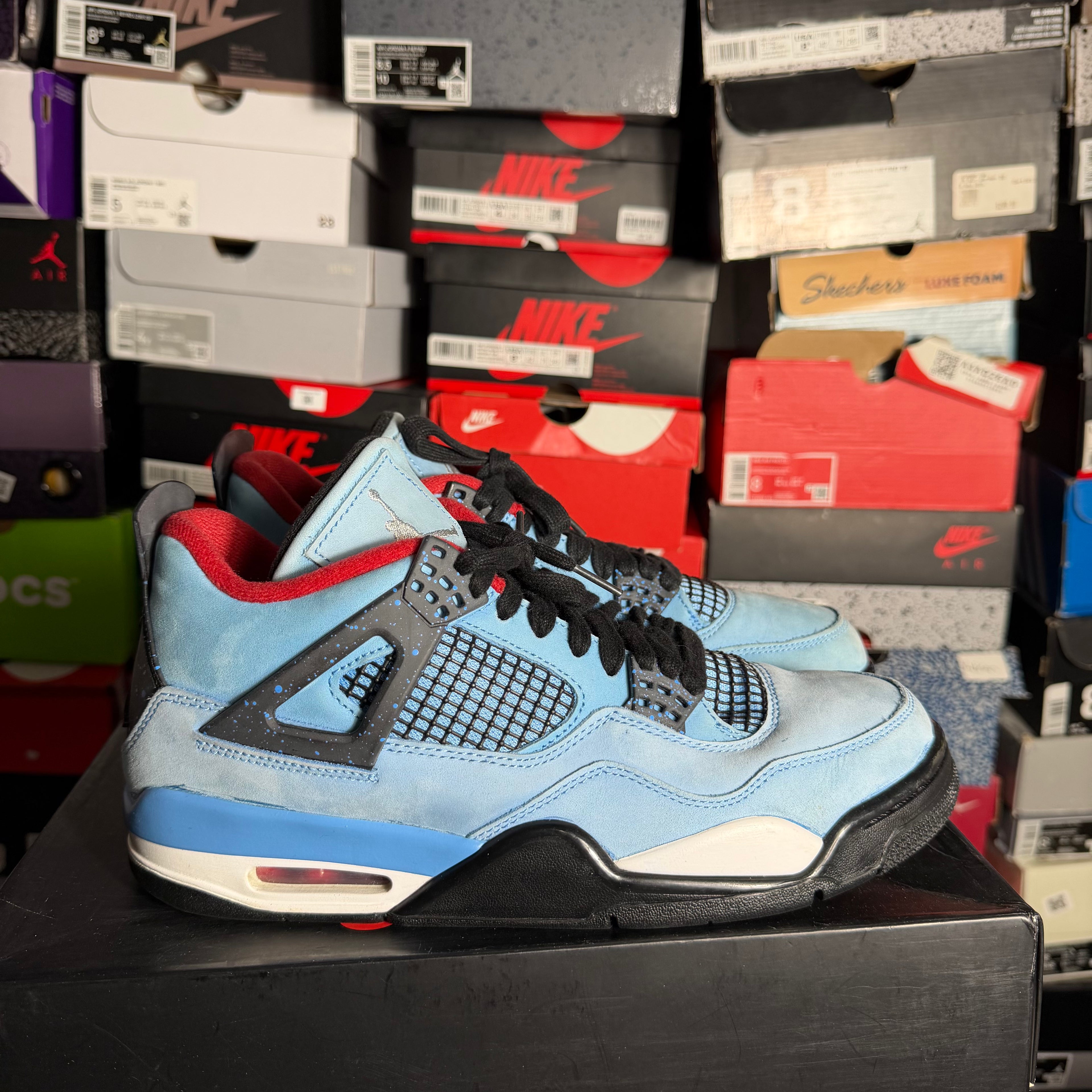 Jordan 4 Retro Travis Scott Cactus Jack (Preowned) (Sz 9.5)