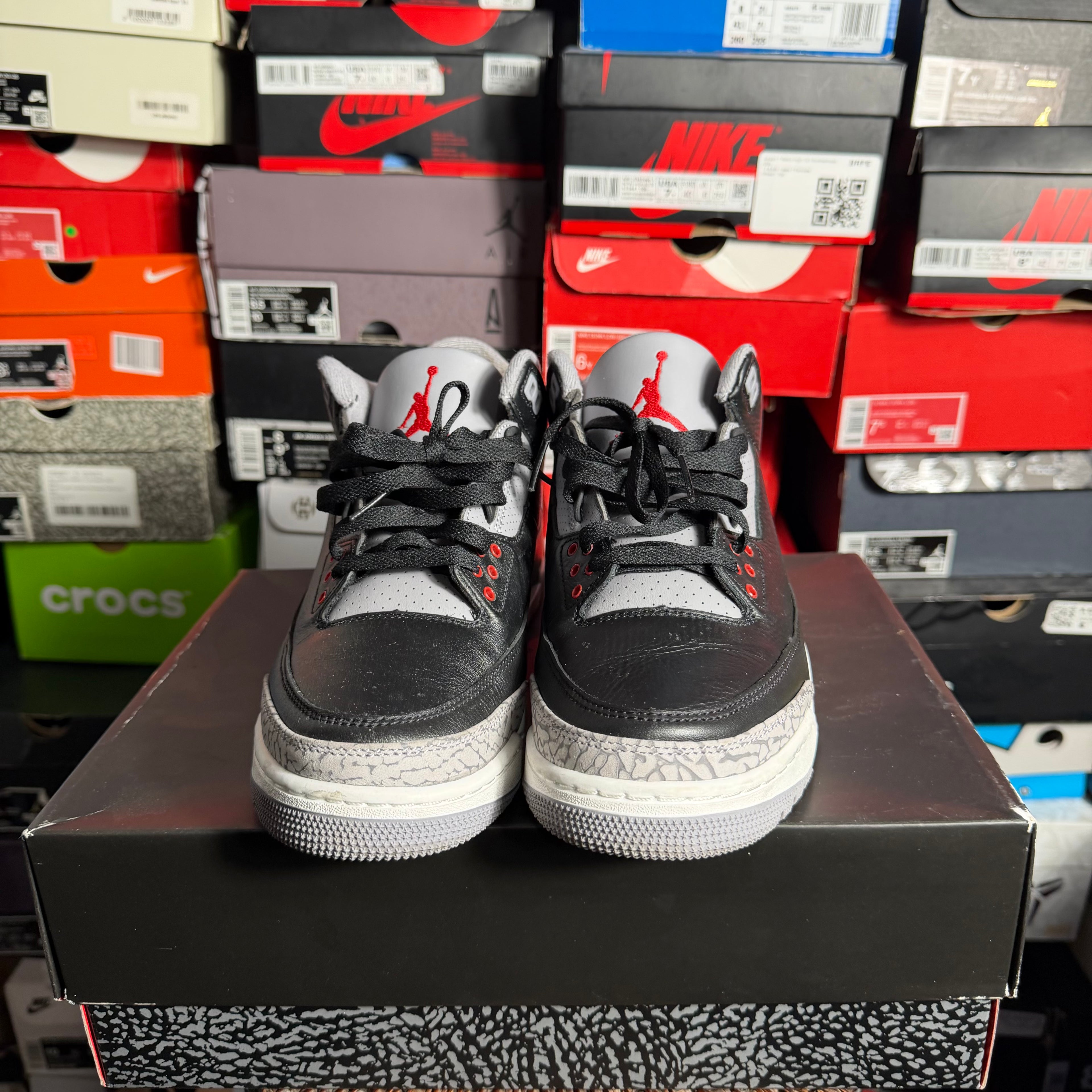 Jordan 3 Retro OG Black Cement (2024) (Preowned) (Size 9)