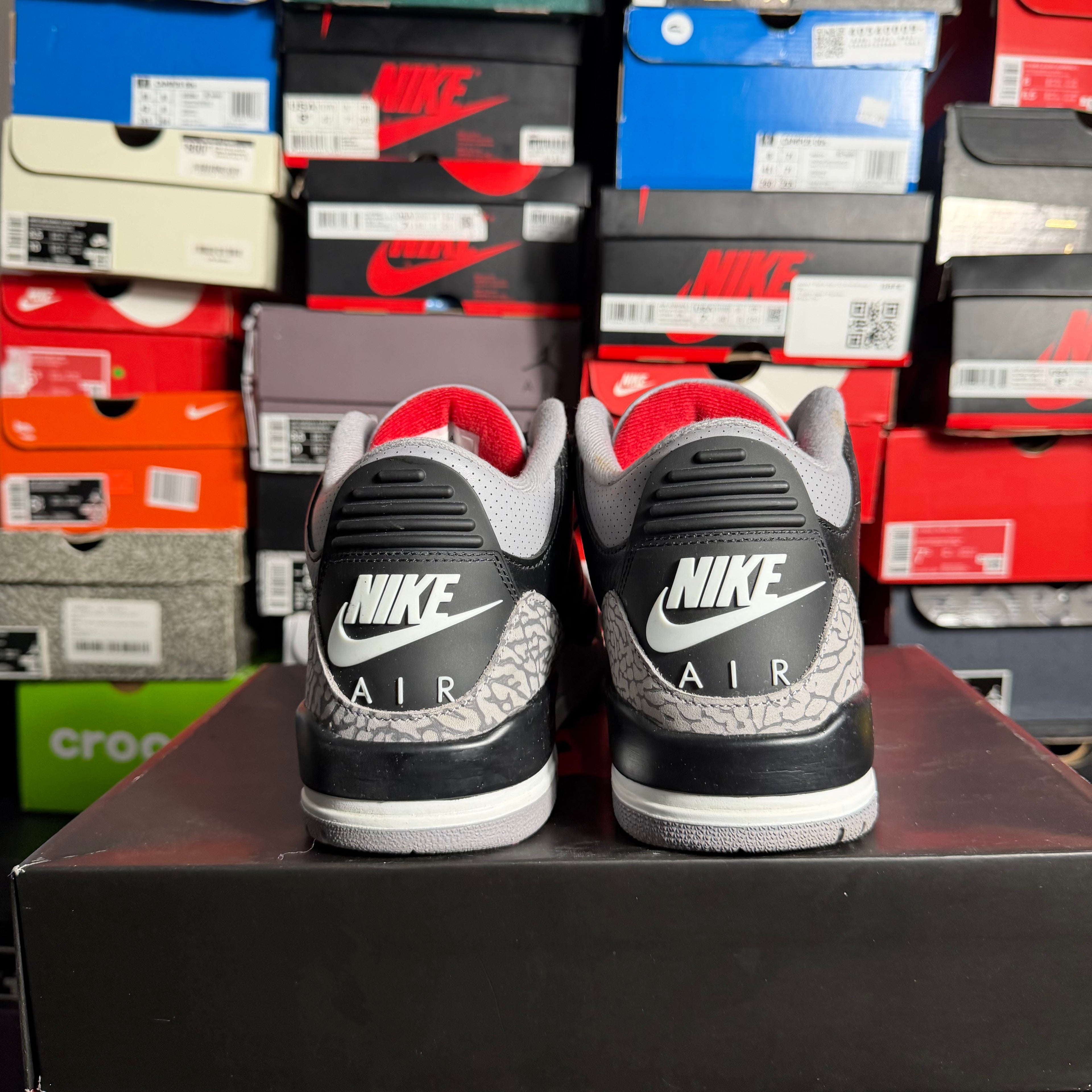 Jordan 3 Retro OG Black Cement (2024) (Preowned) (Size 9)