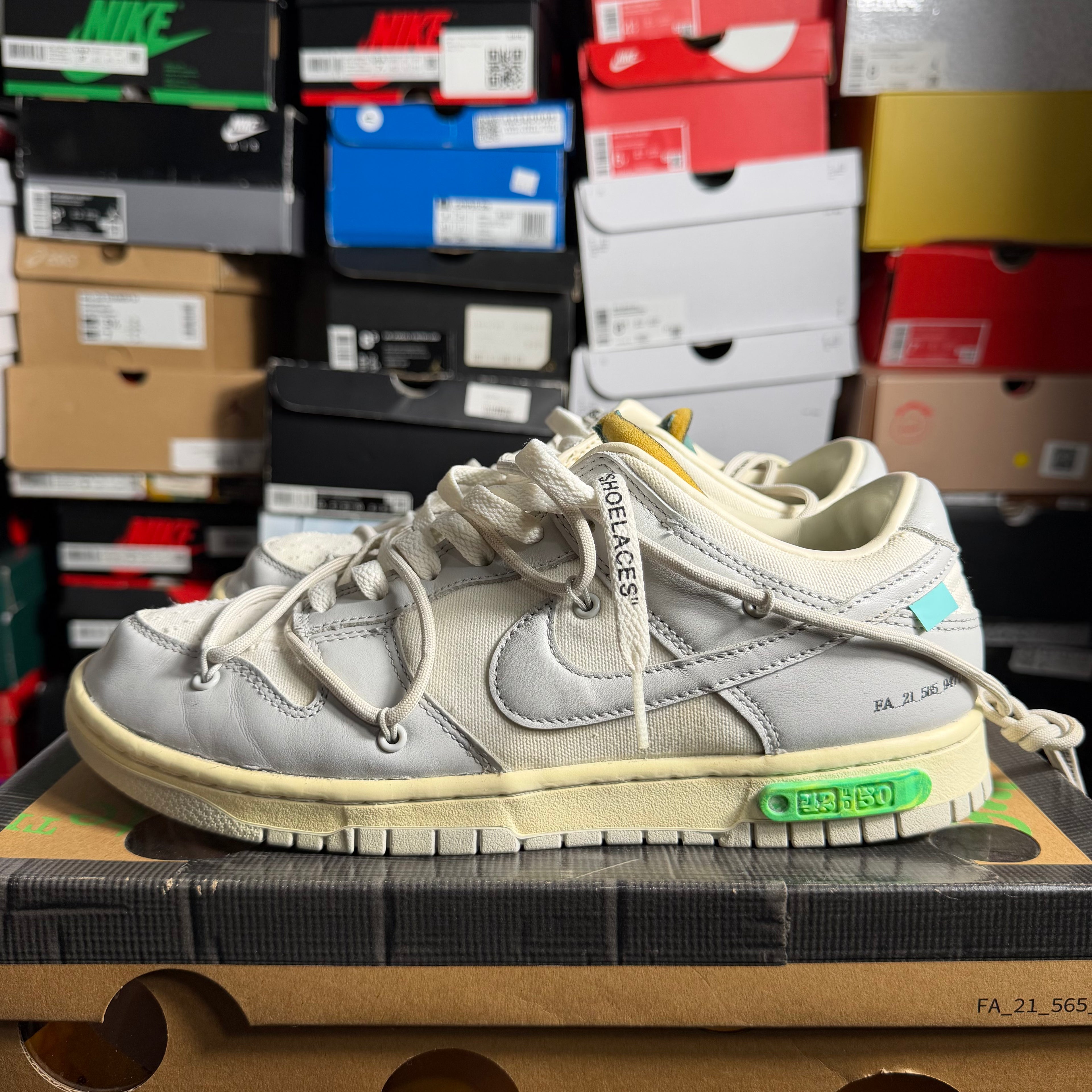 Nike Dunk Low Off-White Lot 42 (Preowned)