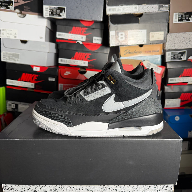 Jordan 3 Retro Tinker Black Cement Gold (Preowned)