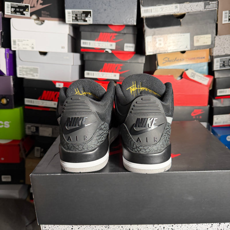 Jordan 3 Retro Tinker Black Cement Gold (Preowned)