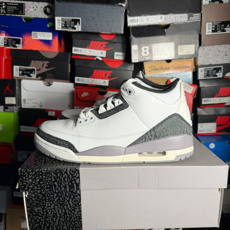 Jordan 3 Retro Cement Grey (Preowned) (Sz 12)