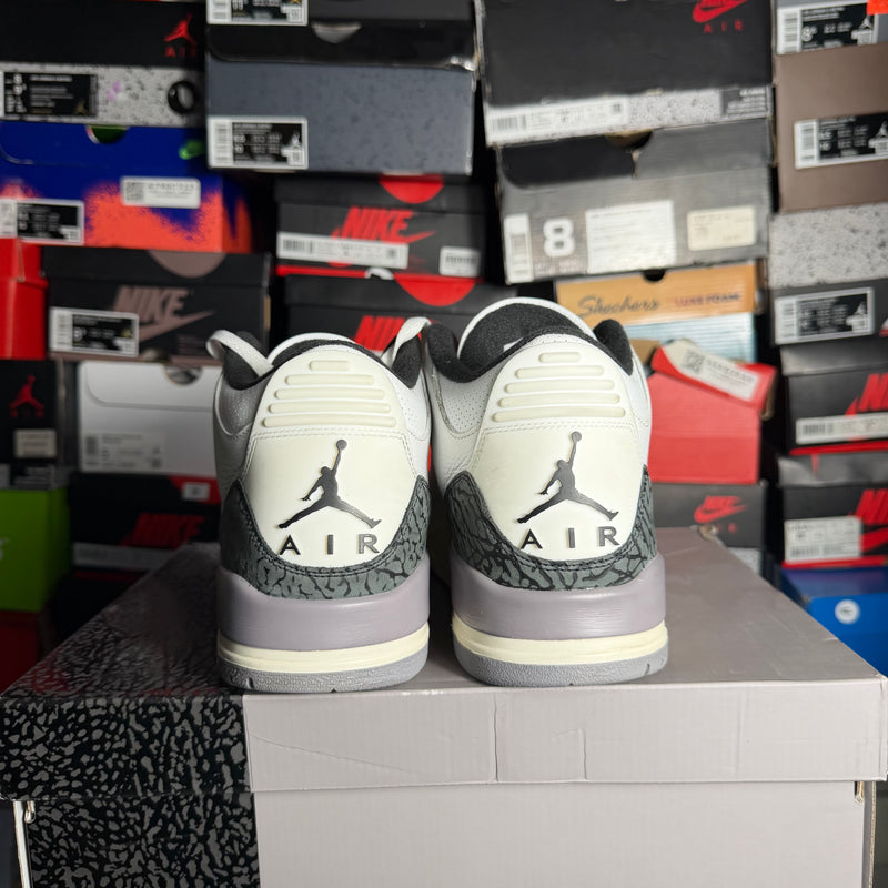 Jordan 3 Retro Cement Grey (Preowned) (Sz 12)
