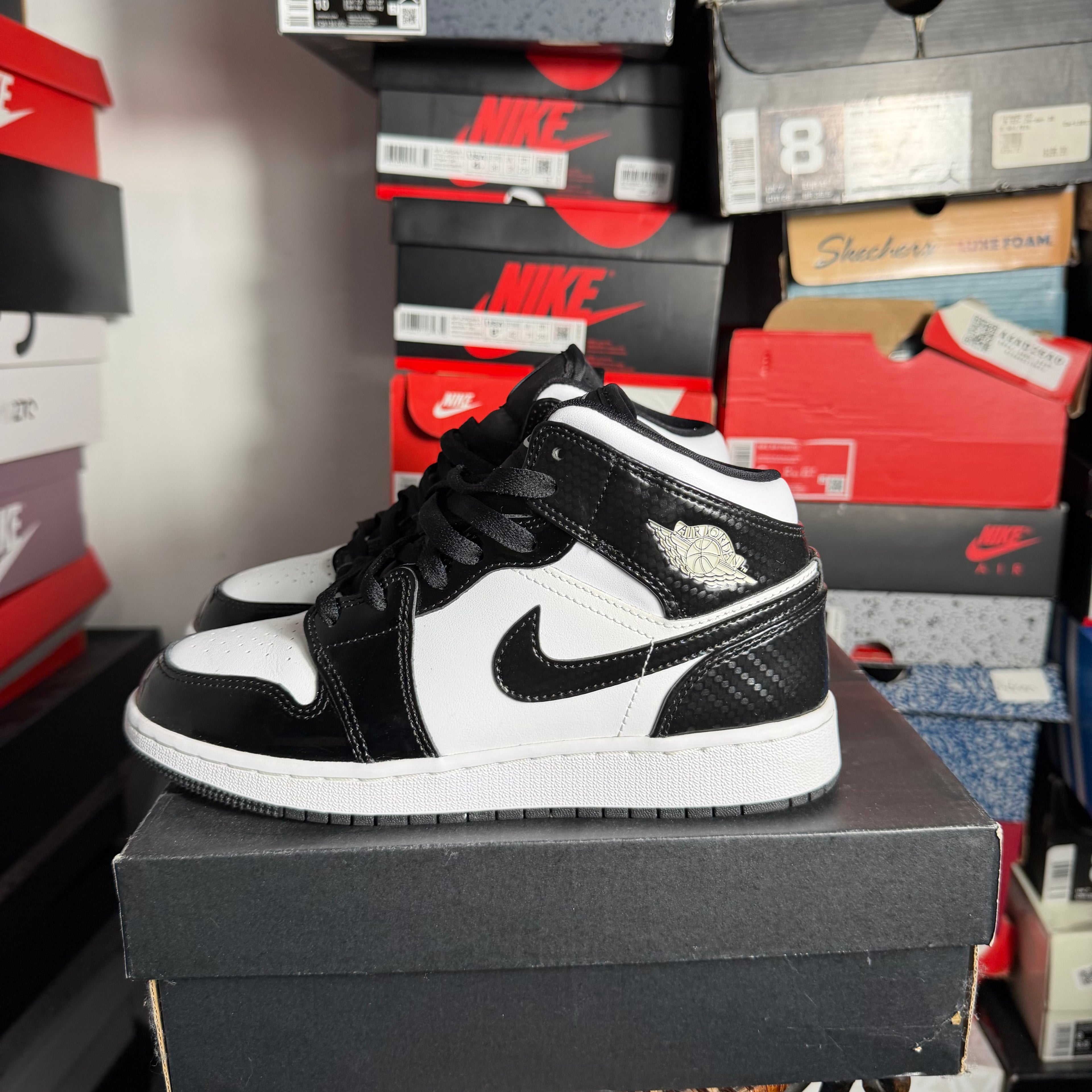 Jordan 1 Mid SE All-Star Carbon Fiber (GS)