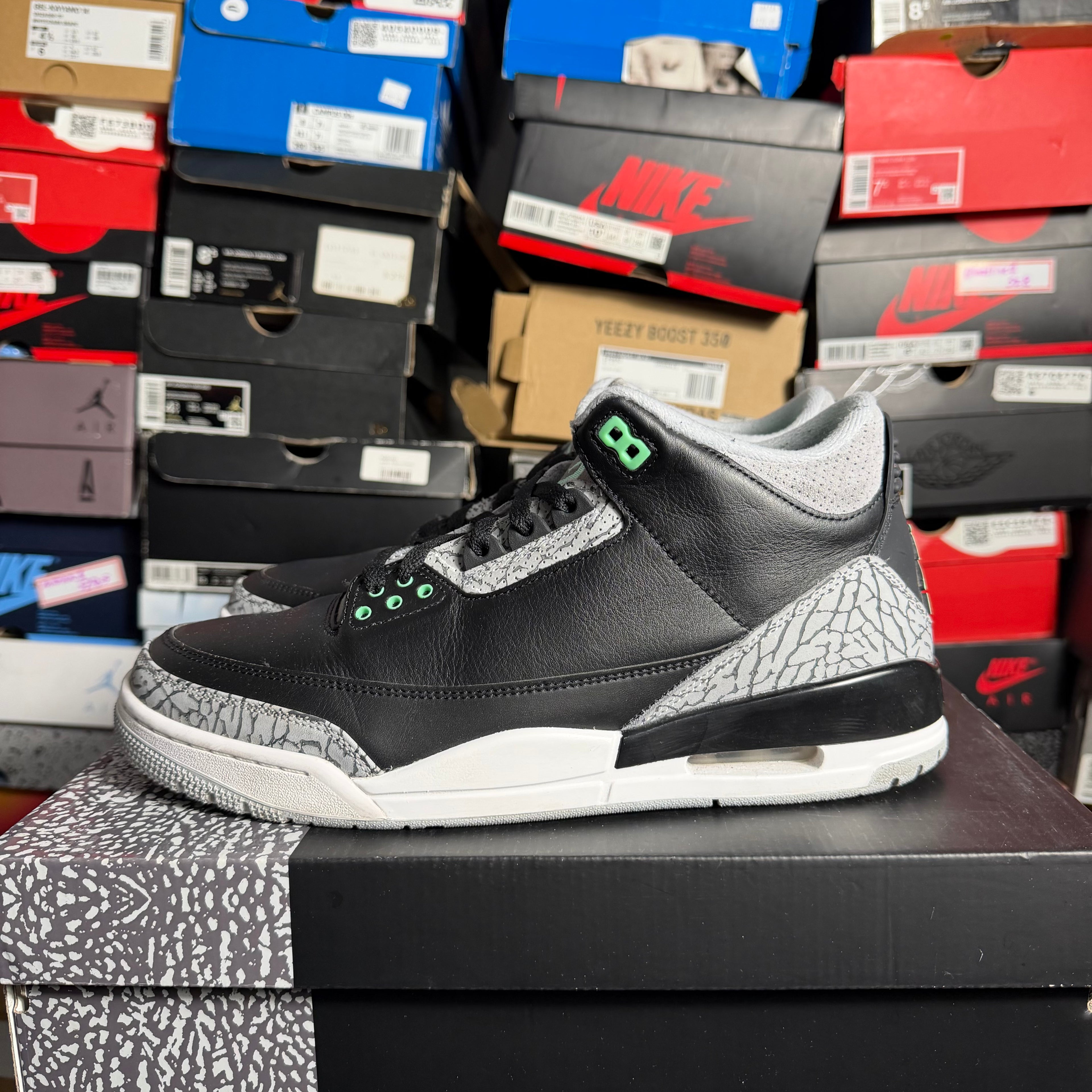 Jordan 3 Retro Green Glow (Preowned)