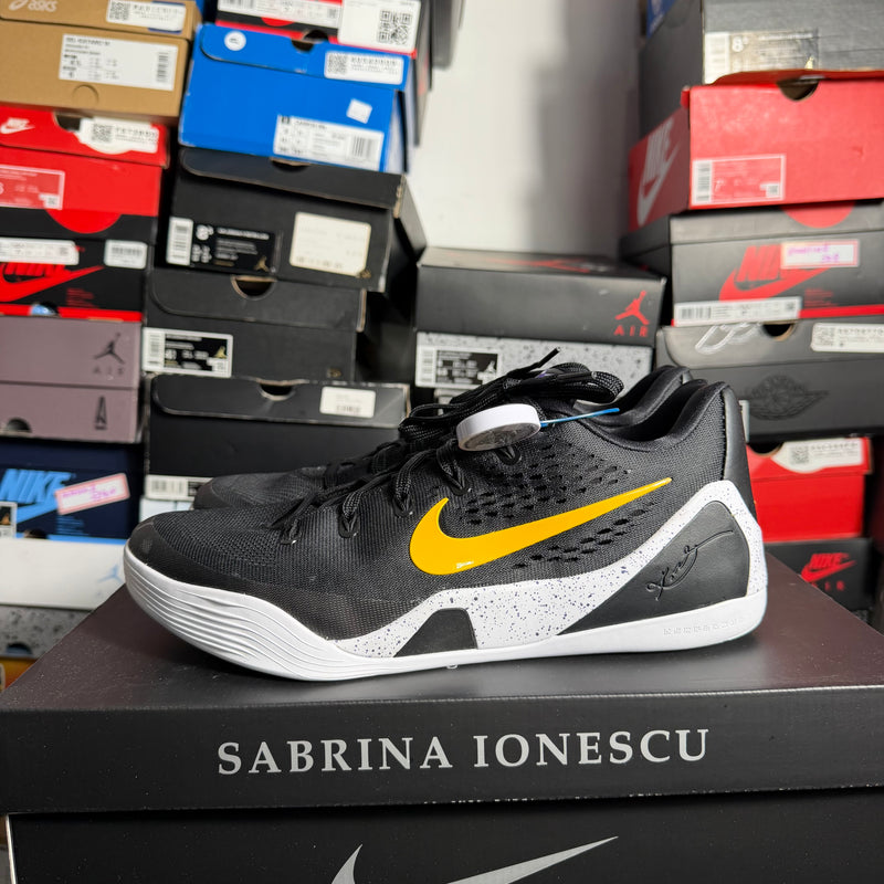 Nike Kobe 9 EM Low Protro TB Black University Gold (Preowned)