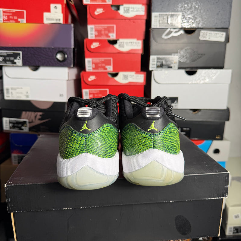 Jordan 11 Retro Low Green Snakeskin (Preowned)