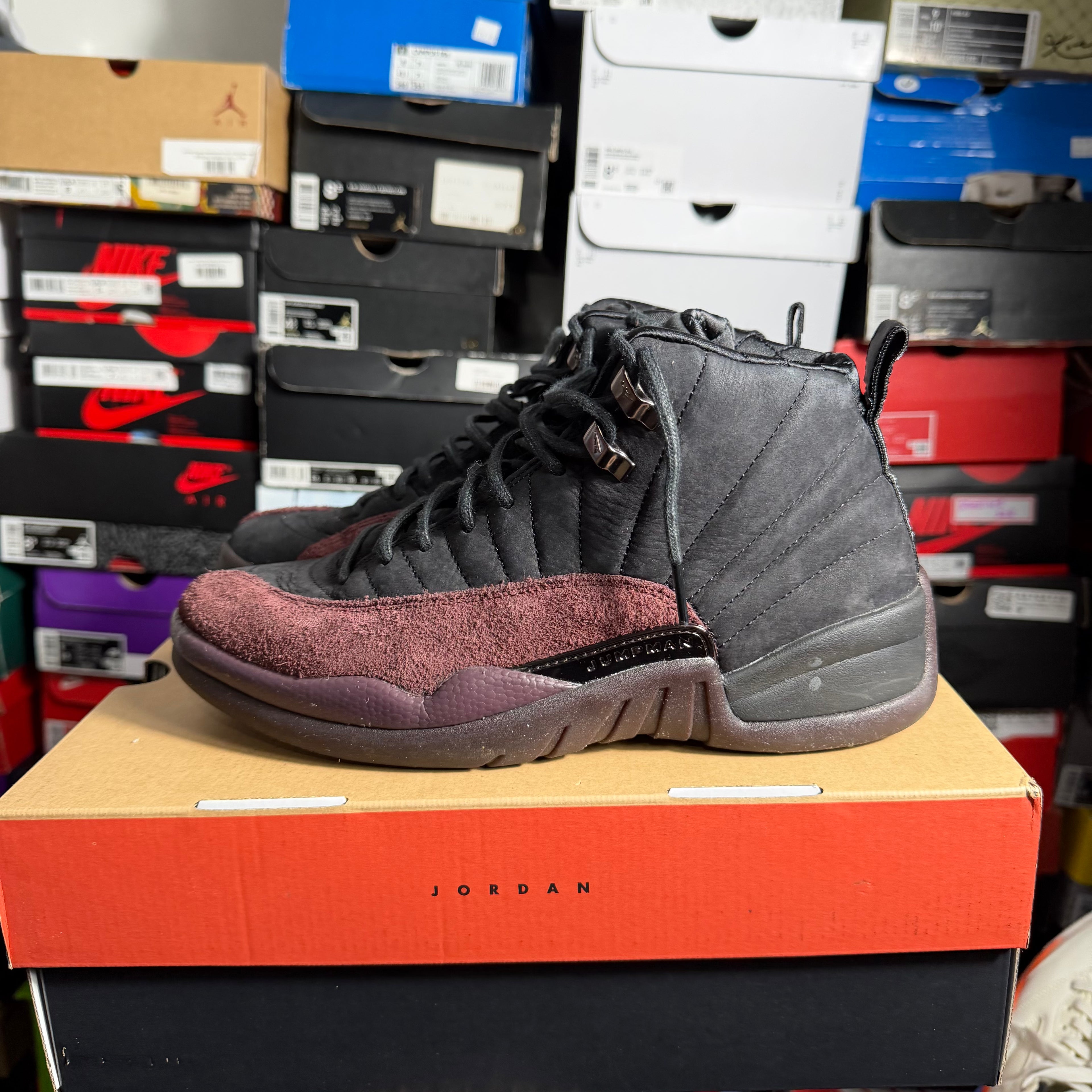 Jordan 12 Retro SP A Ma Maniére Black (Preowned)