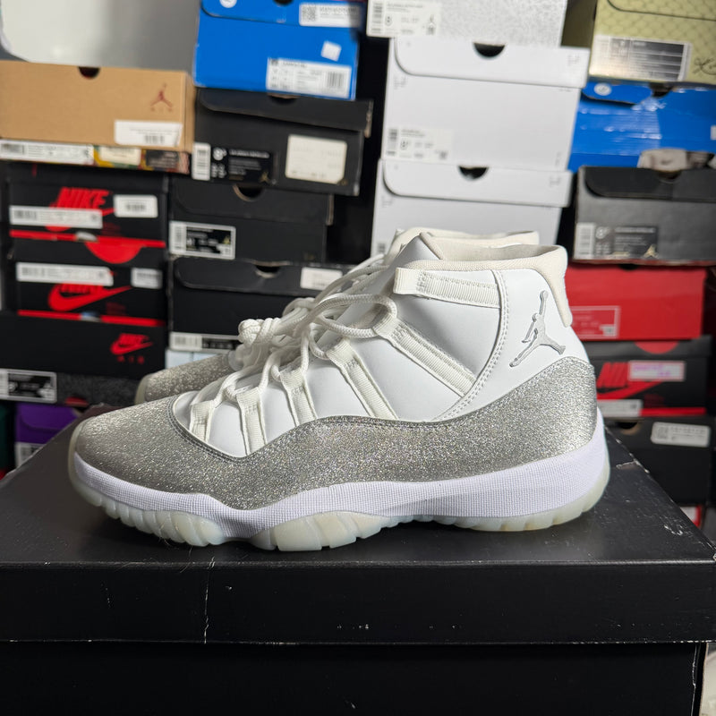 Jordan 11 Retro White Metallic Silver (Preowned)