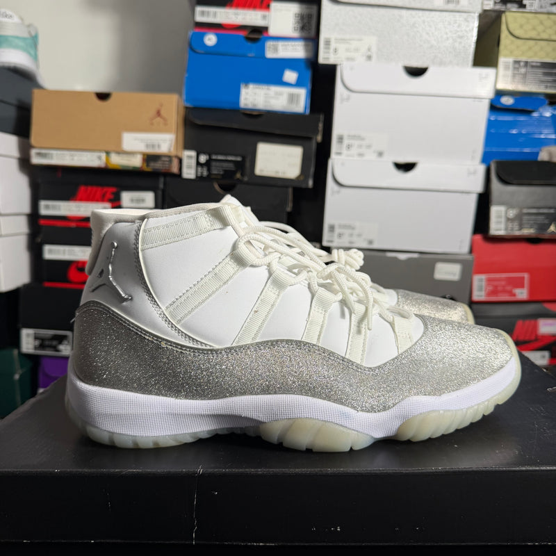 Jordan 11 Retro White Metallic Silver (Preowned)