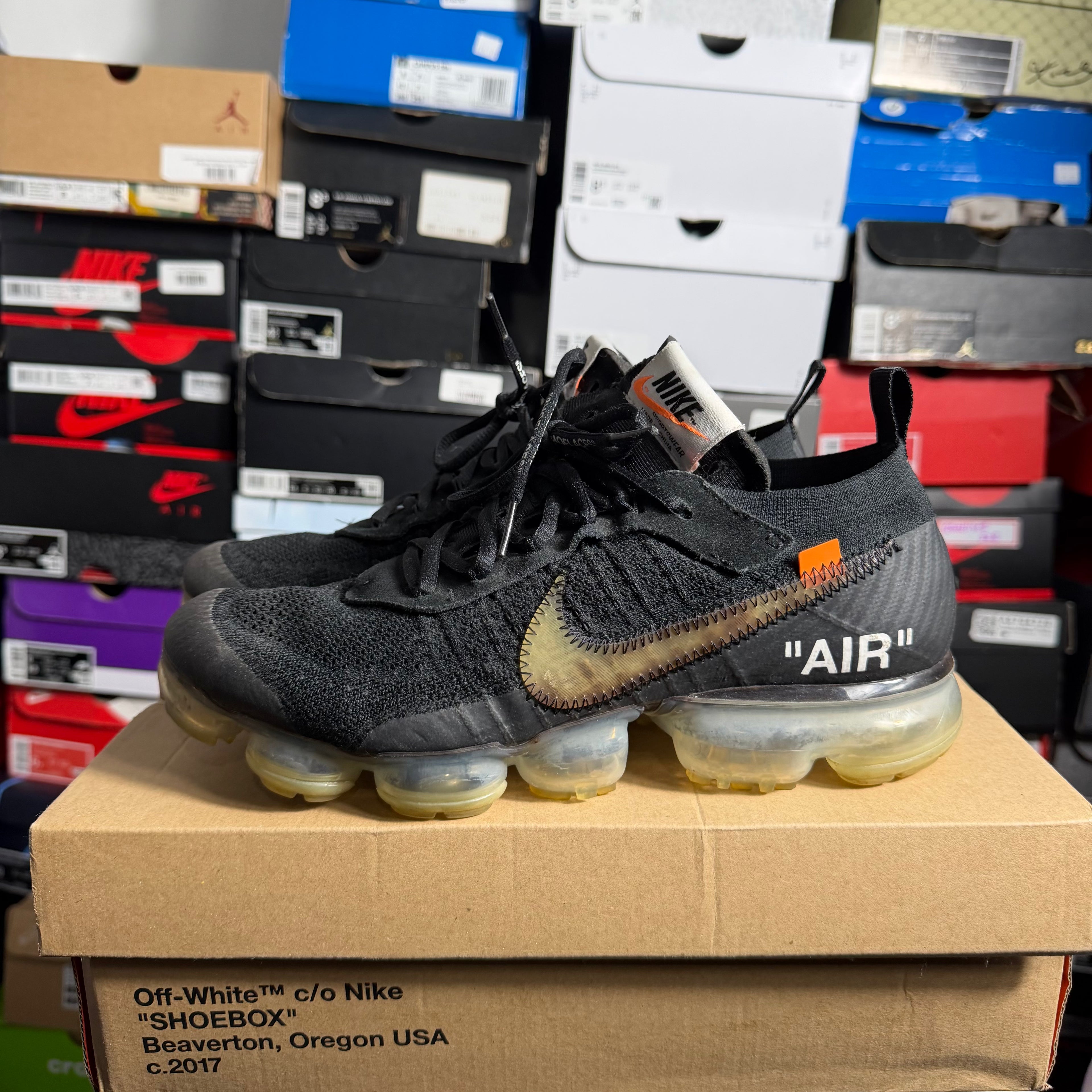 Nike Air VaporMax Off-White Black (Preowned)