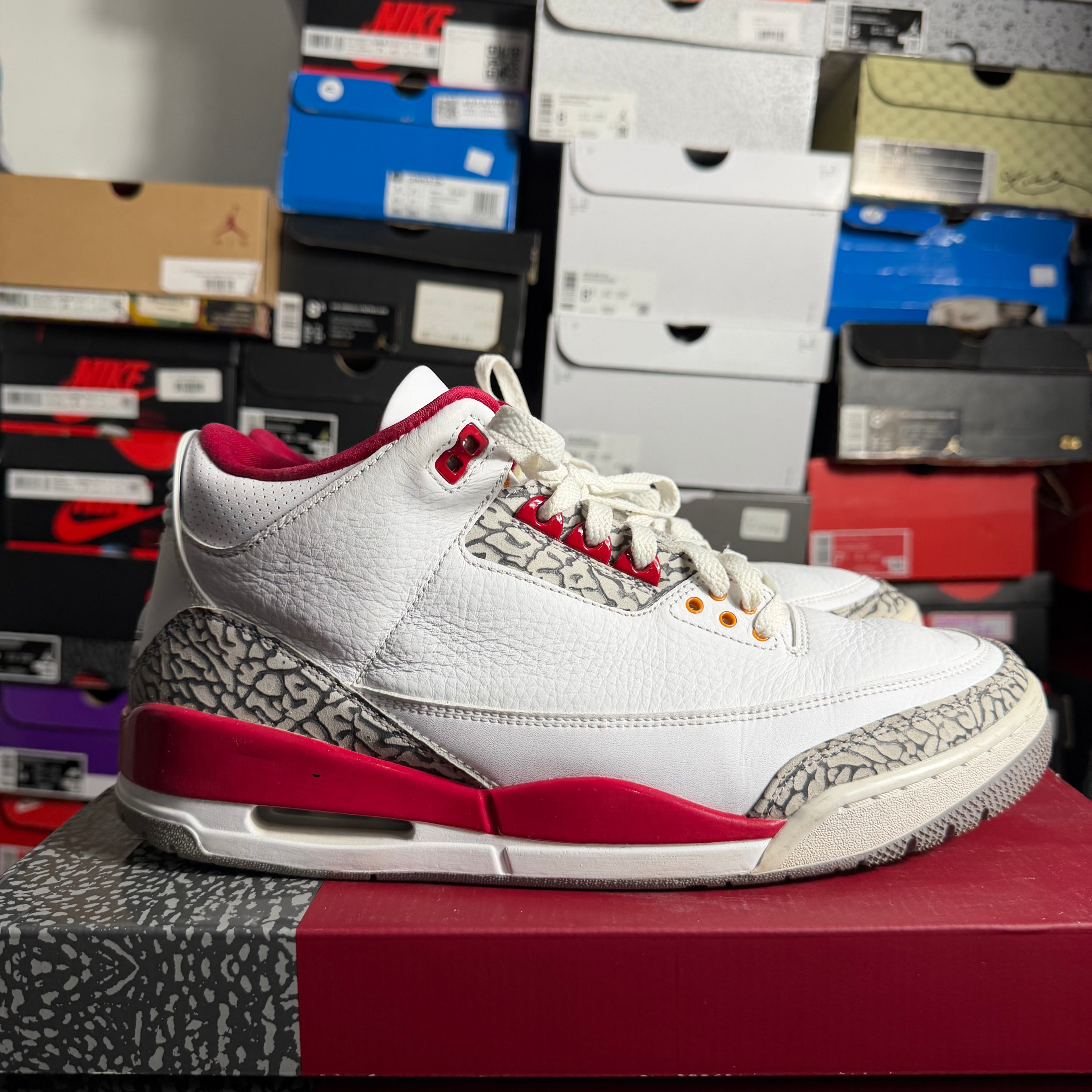 Jordan 3 Retro Cardinal Red (Preowned)