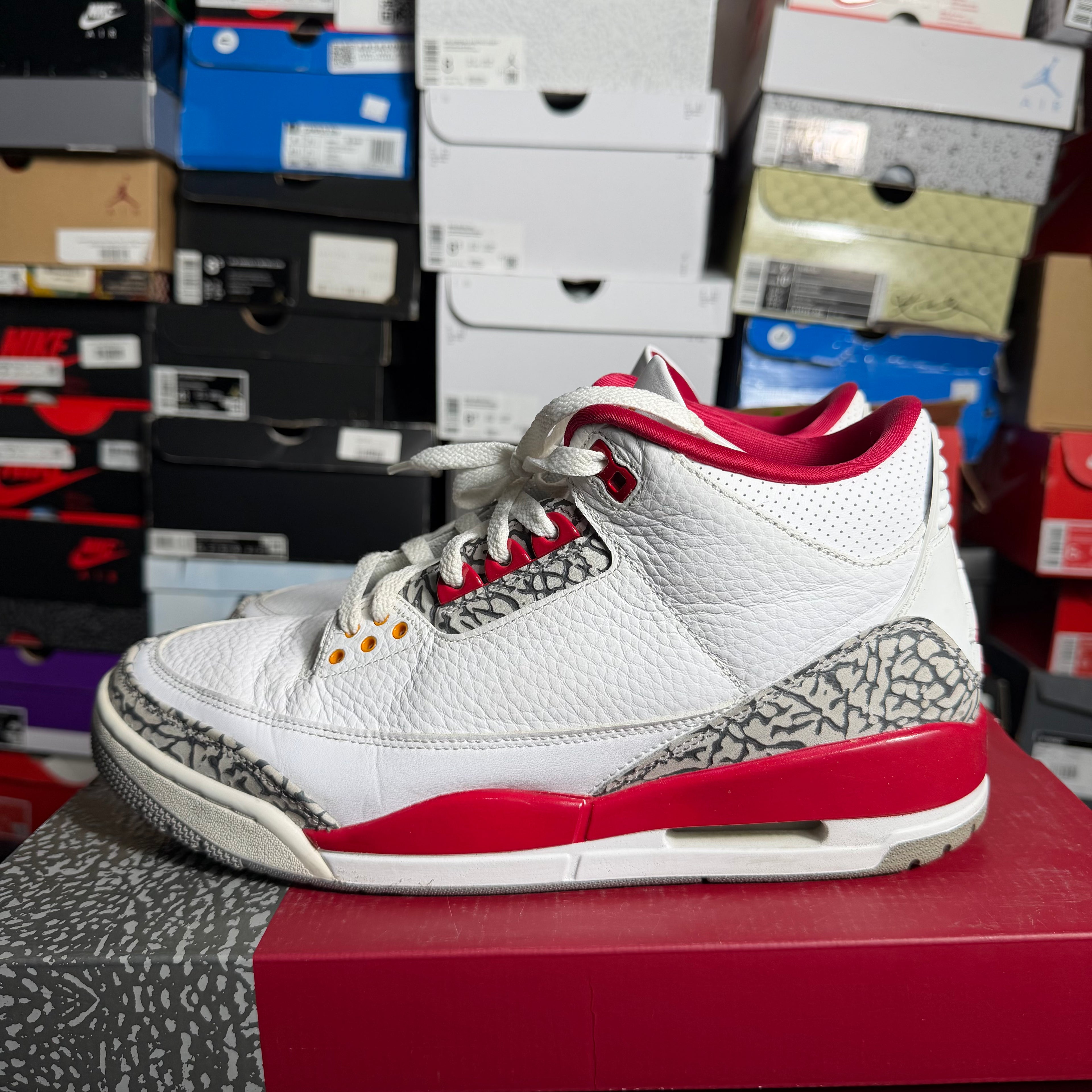 Jordan 3 Retro Cardinal Red (Preowned)