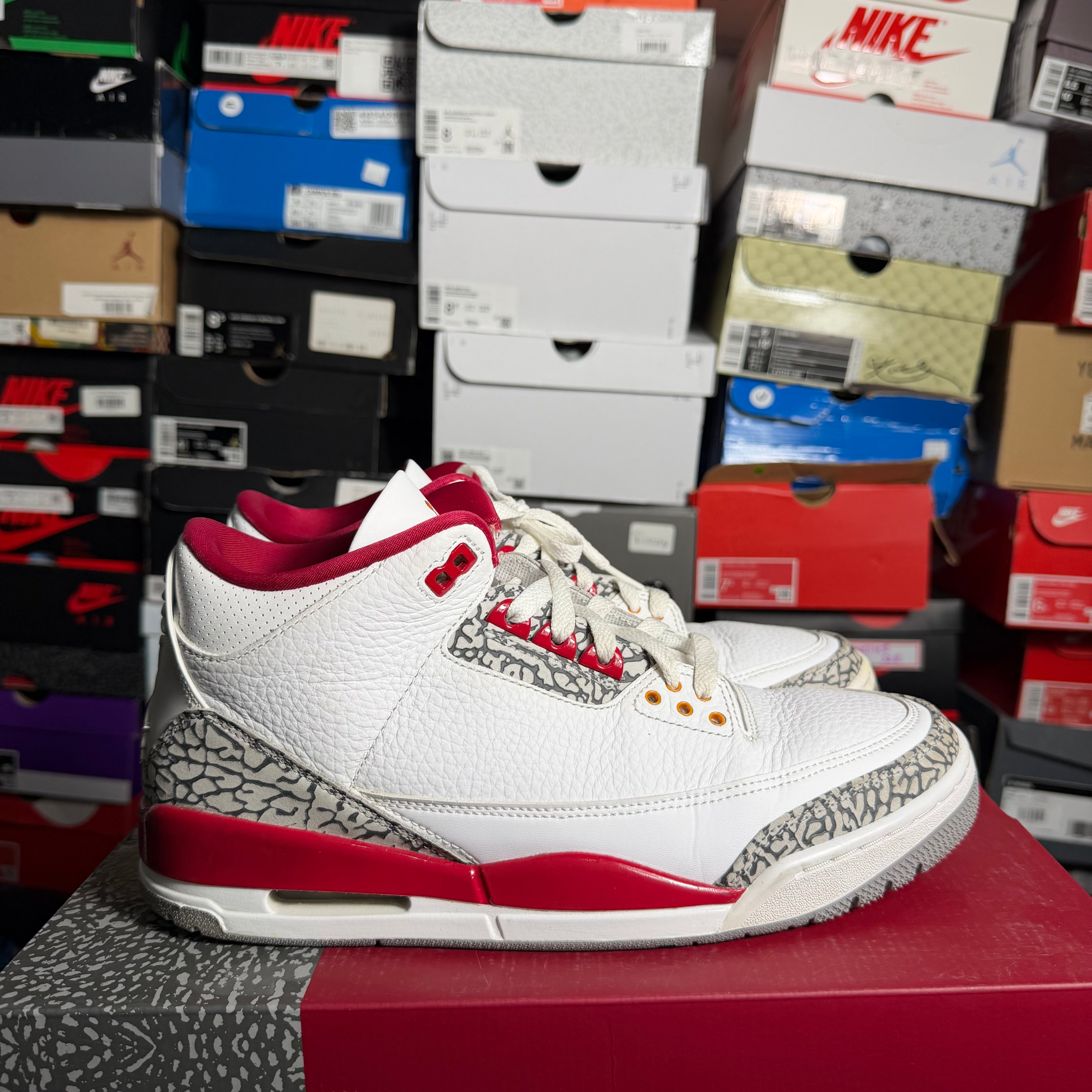 Jordan 3 Retro Cardinal Red (Preowned)