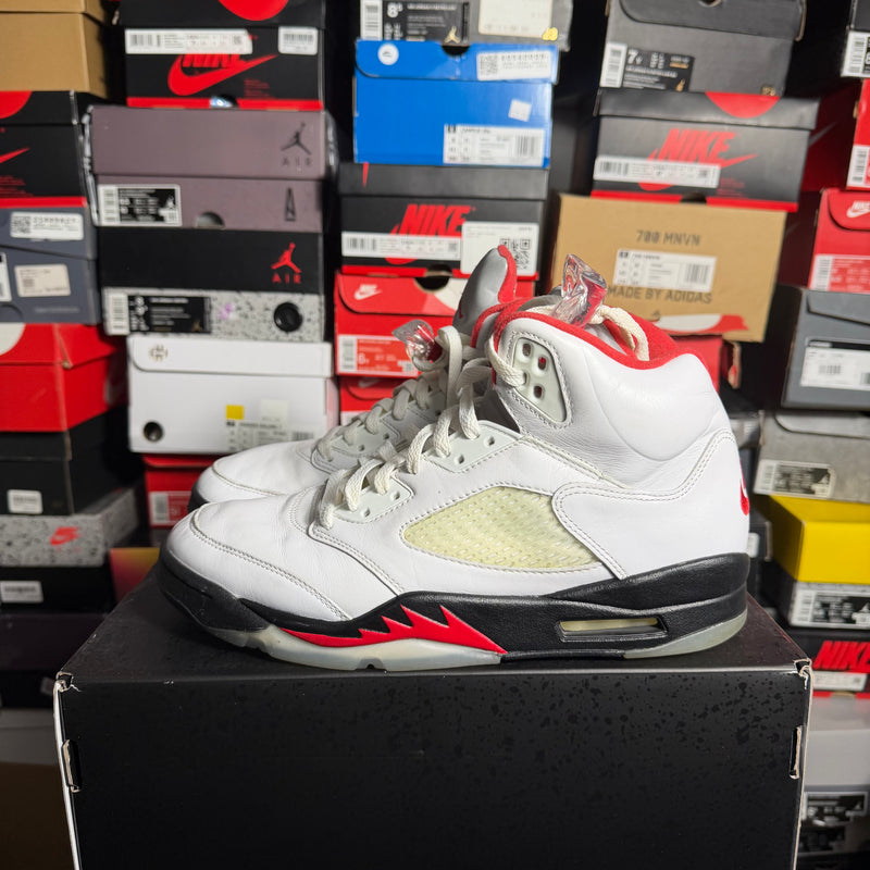 Jordan 5 Retro Fire Red Silver Tongue (2020) (Preowned)