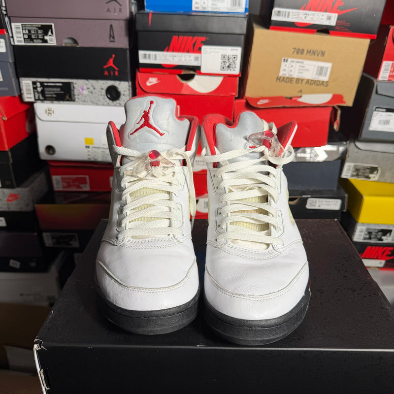 Jordan 5 Retro Fire Red Silver Tongue (2020) (Preowned)