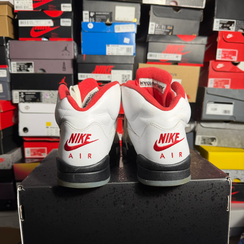 Jordan 5 Retro Fire Red Silver Tongue (2020) (Preowned)
