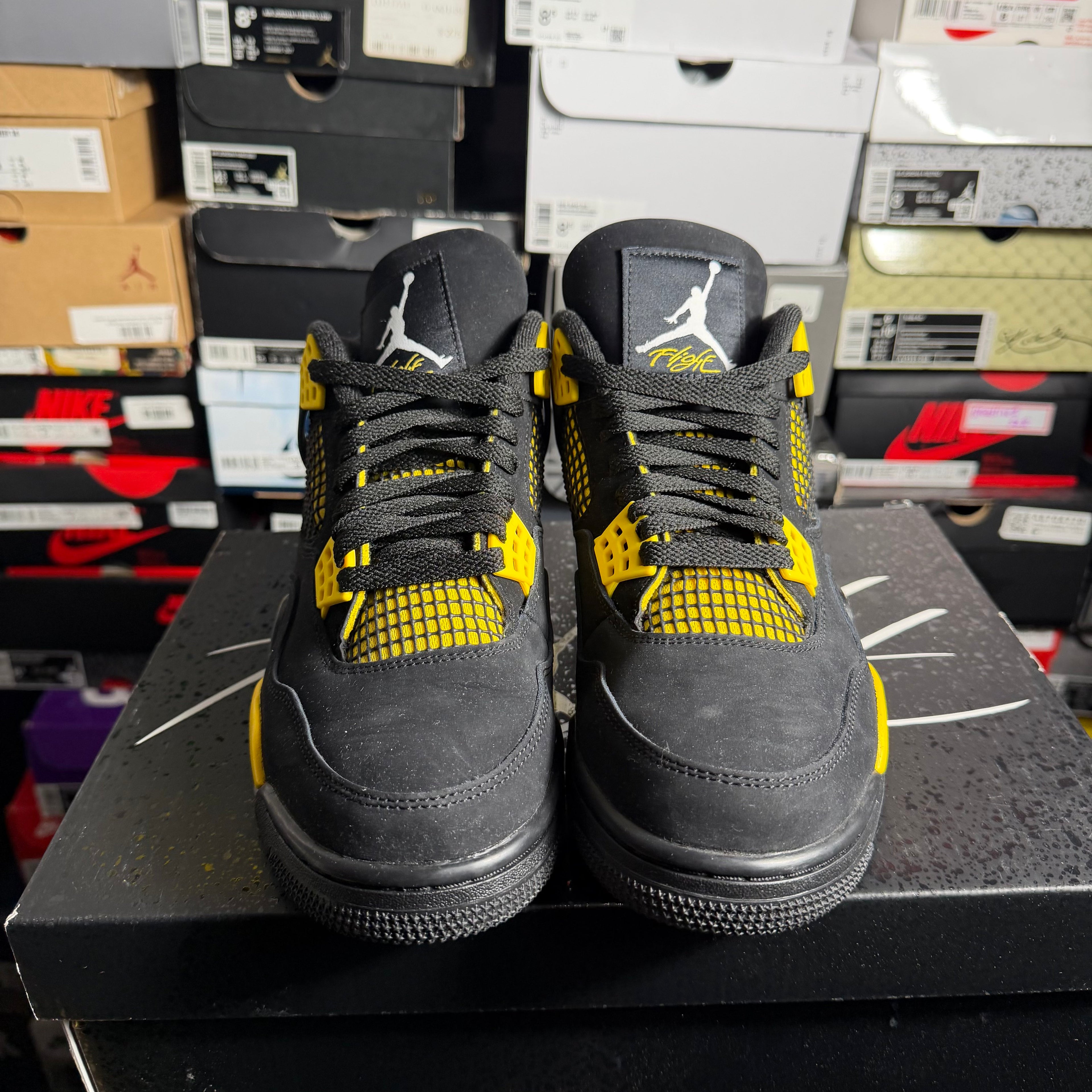 Jordan 4 Yellow Thunder Size 9 Mens - Preowned Og All