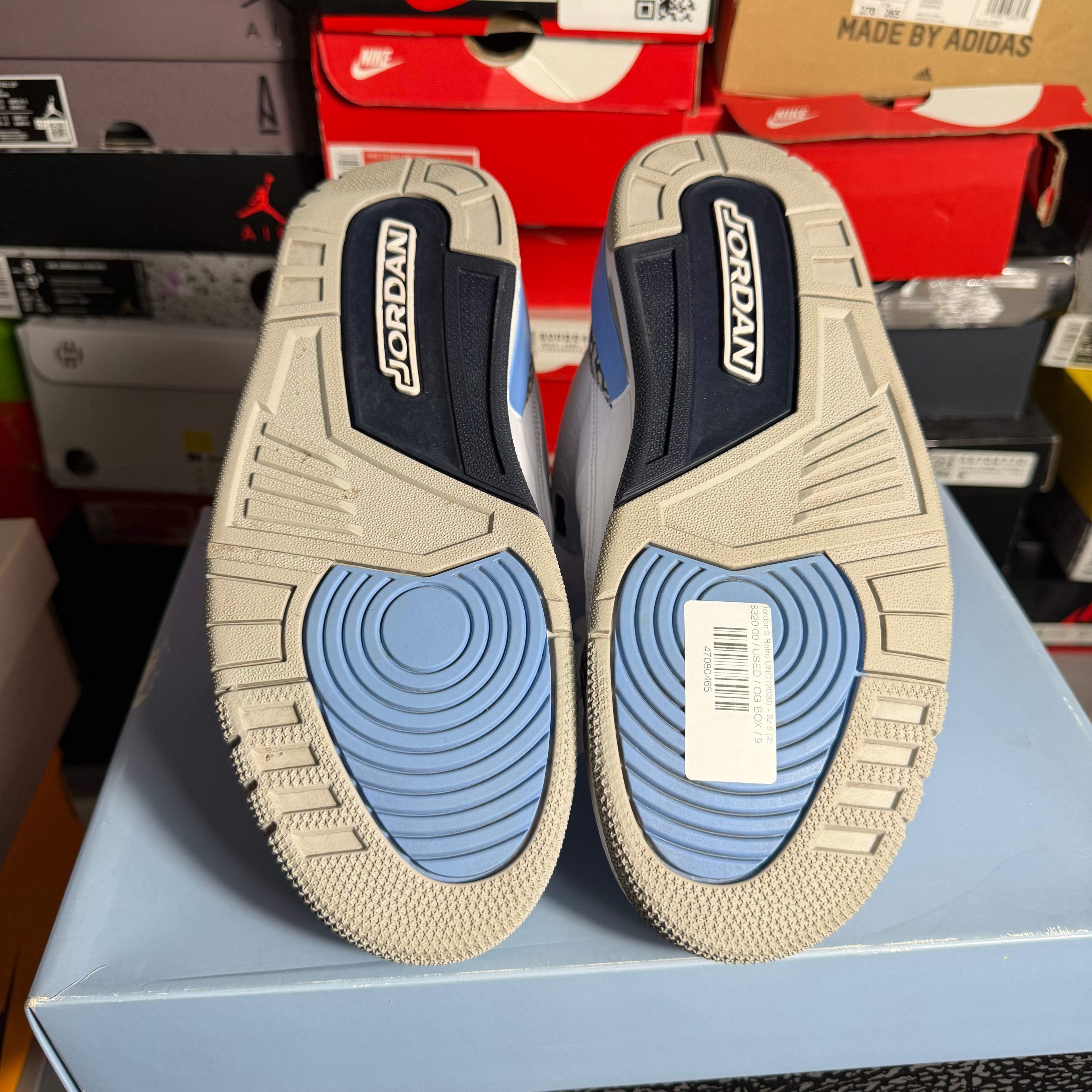 Jordan 3 Retro UNC (Preowned)
