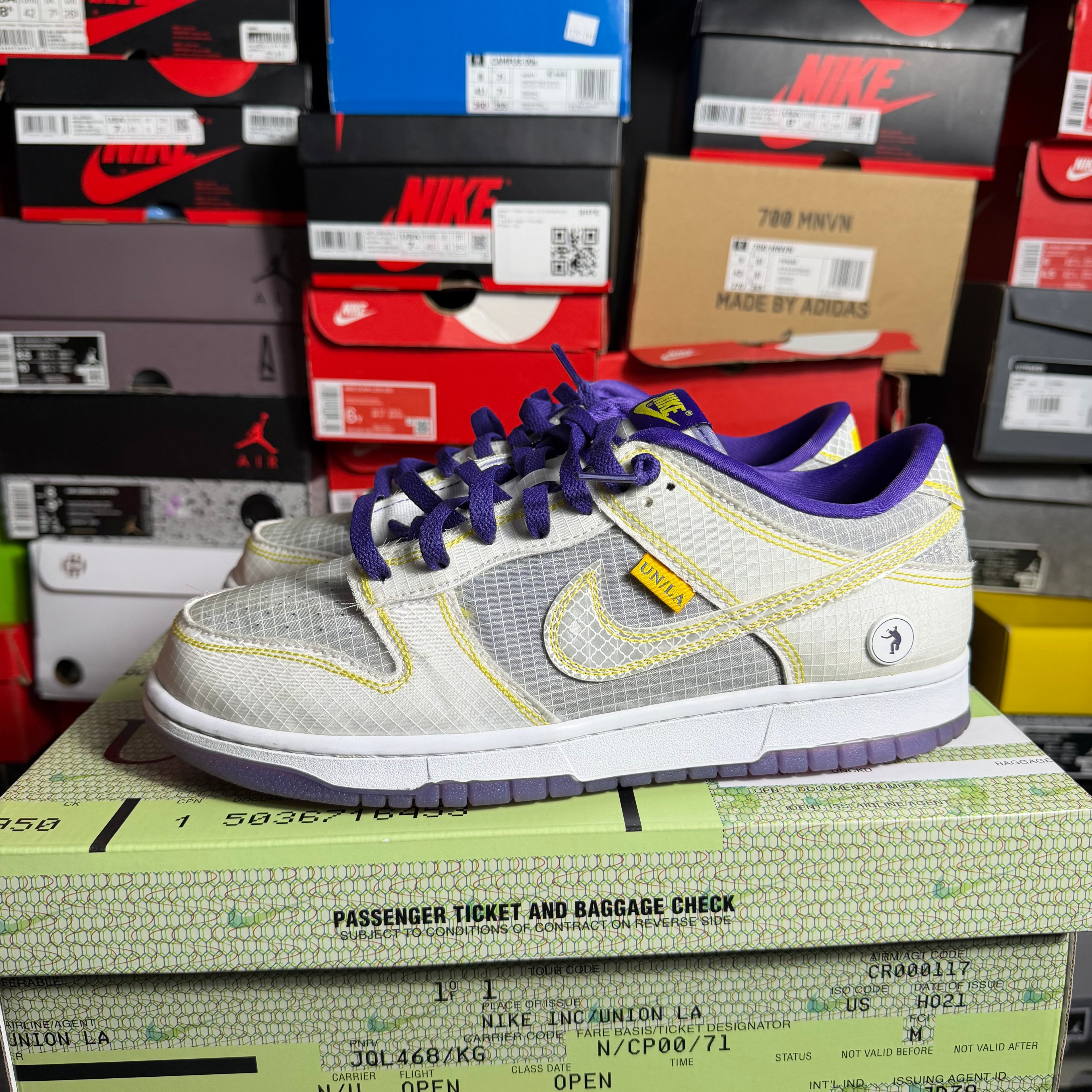 Nike Dunk Low Union Passport Pack Court Purple (Preowned)